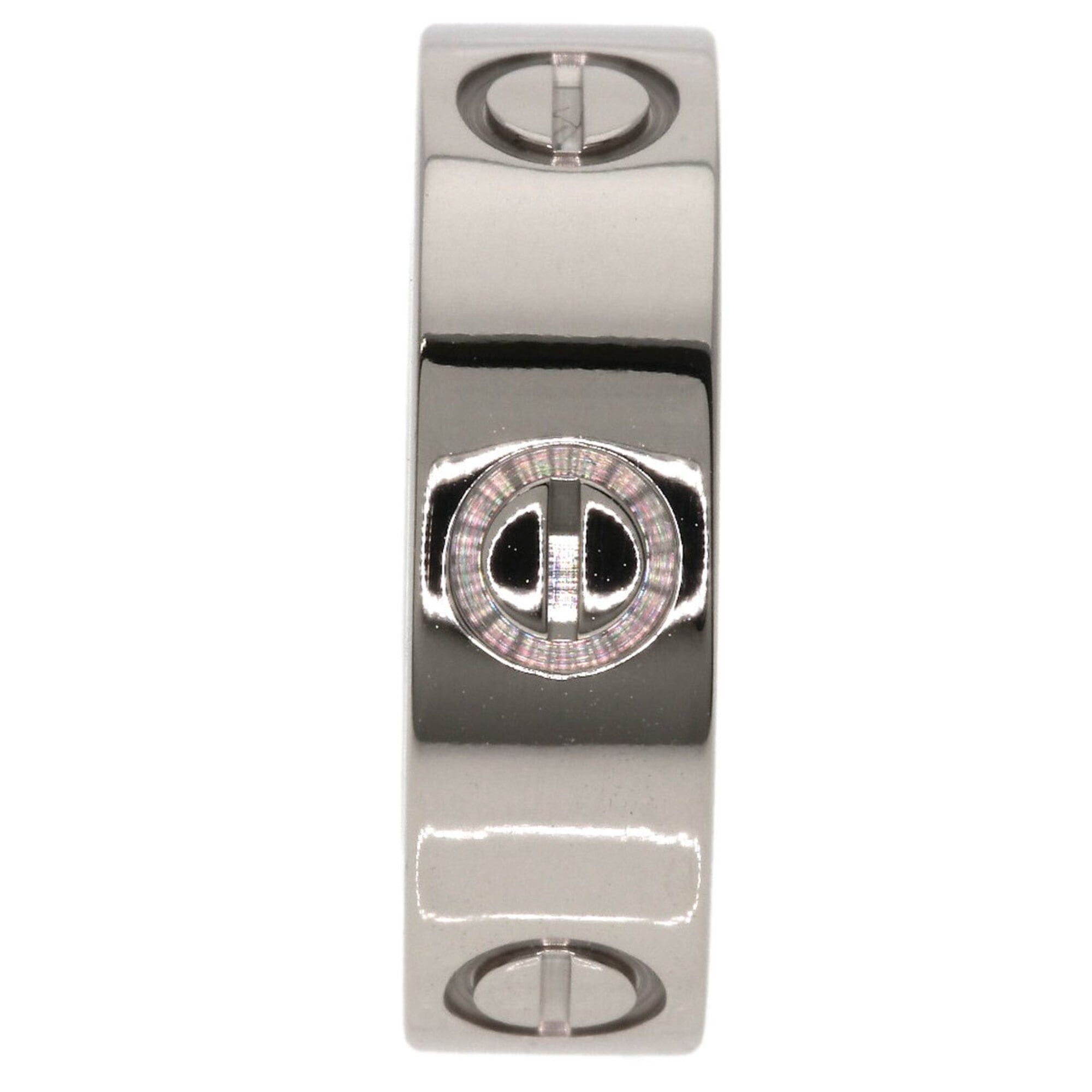 Cartier Cartier Love Ring #49, 18K White Gold, Women's Ring, CARTIER Size ONE SIZE - 3 Thumbnail
