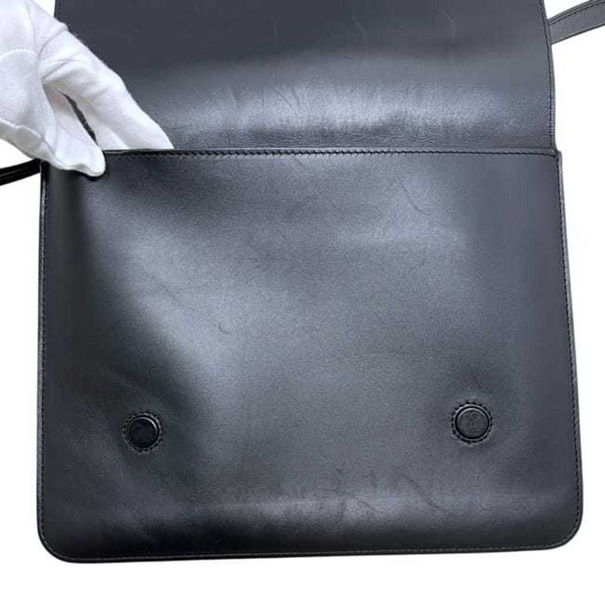 Loewe Loewe Shoulder Bag, Gusset Flat, Black, Anagram, Crossbody, Leather, 651934 LOEWE Size ONE SIZE - 9 Thumbnail