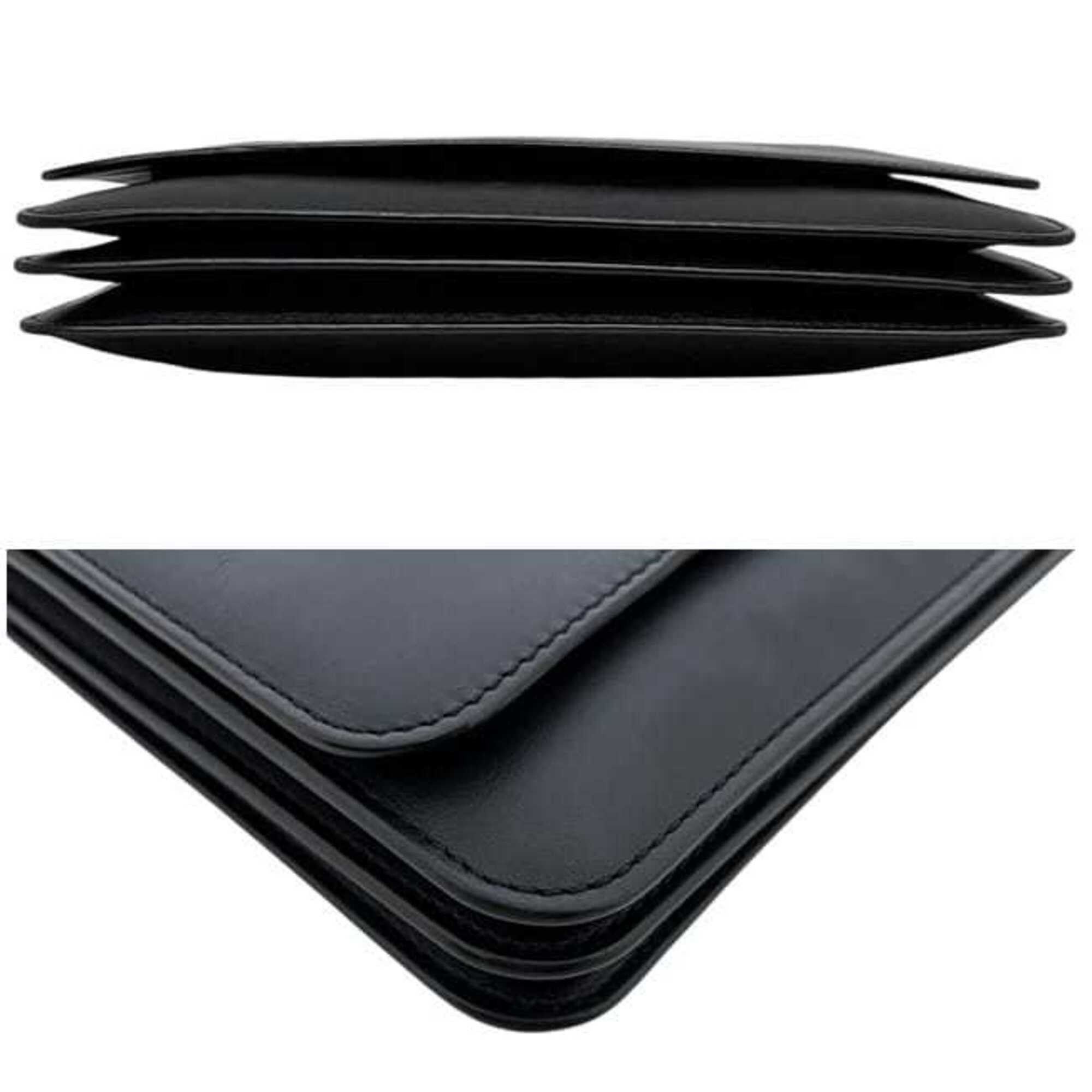 Loewe Loewe Shoulder Bag, Gusset Flat, Black, Anagram, Crossbody, Leather, 651934 LOEWE Size ONE SIZE - 6 Thumbnail