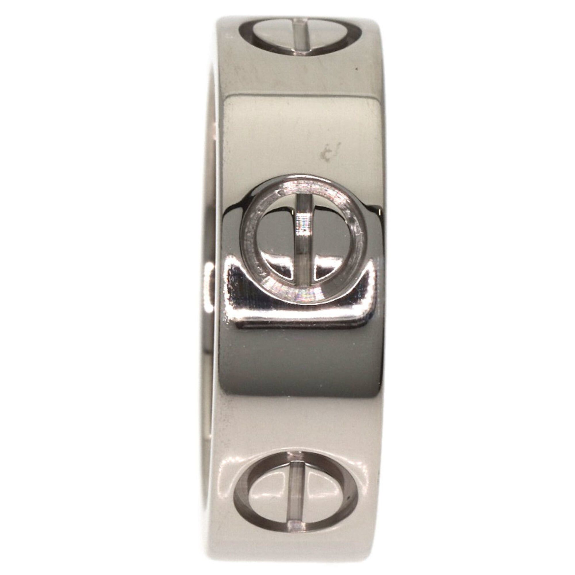 Cartier Cartier Love Ring #47, 18K White Gold, Women's Ring, CARTIER Size ONE SIZE - 3 Thumbnail
