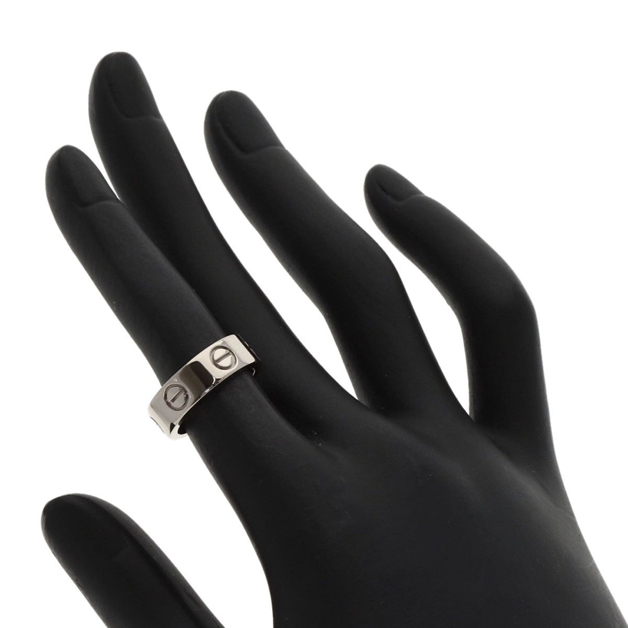 Cartier Cartier Love Ring #47, 18K White Gold, Women's Ring, CARTIER Size ONE SIZE - 5 Thumbnail