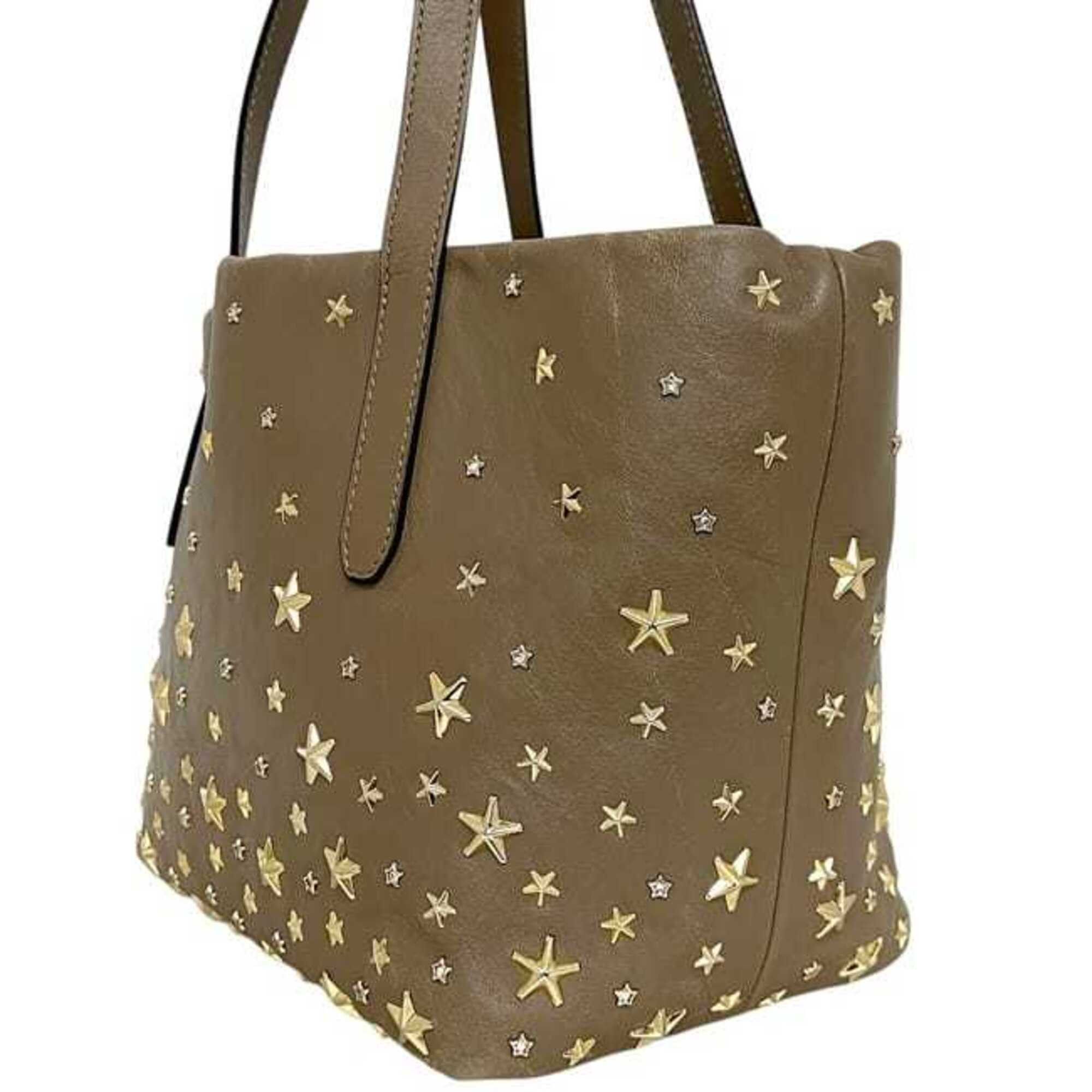 Jimmy Choo Jimmy Choo Sophia S Tote Bag, Beige, 194611004431, Leather, MP40HN JIMMY CHOO Size ONE SIZE - 8 Thumbnail