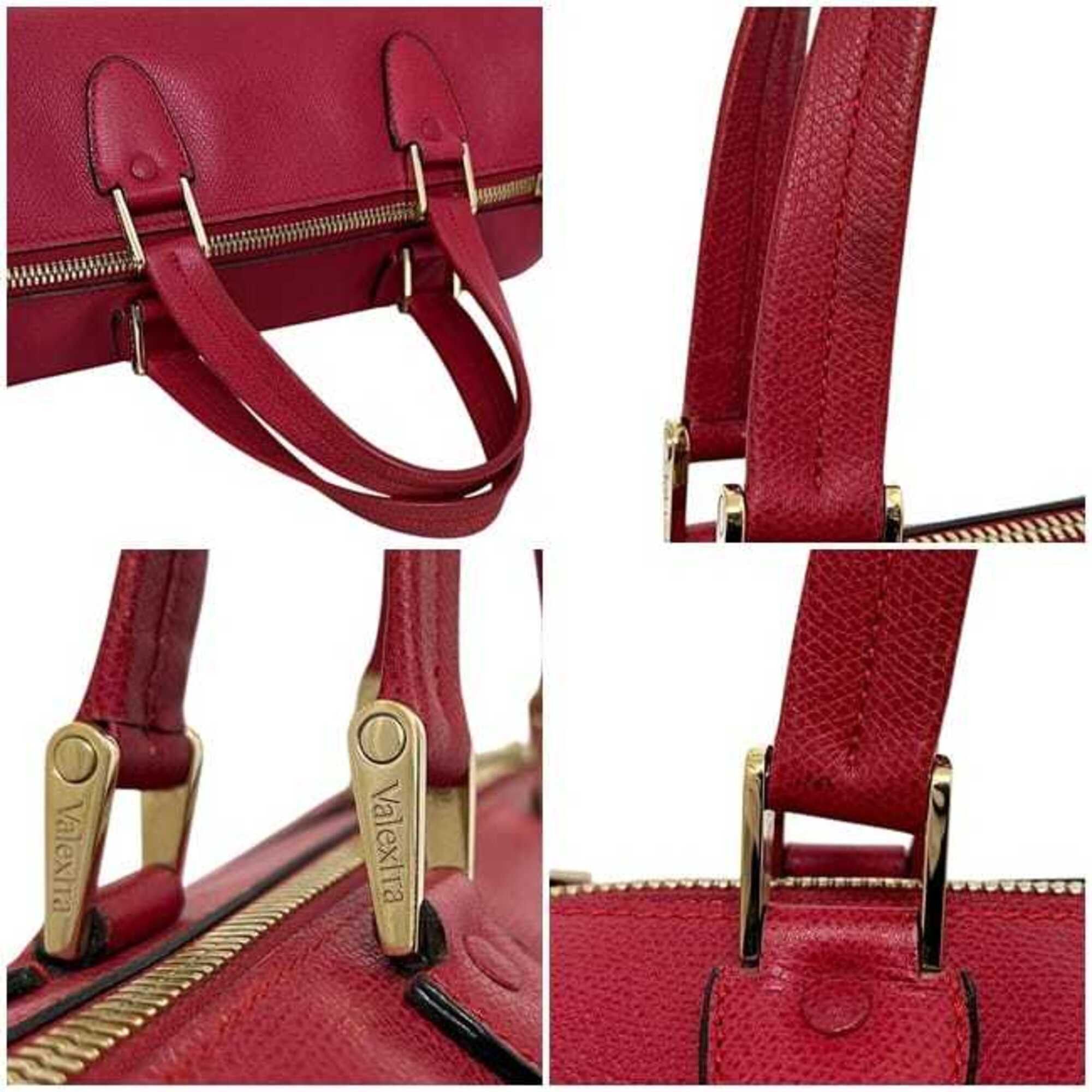 Valextra Valextra Boston Bag Small Red Babila WBBB0031028LOC99 Handbag Leather Size ONE SIZE - 7 Thumbnail