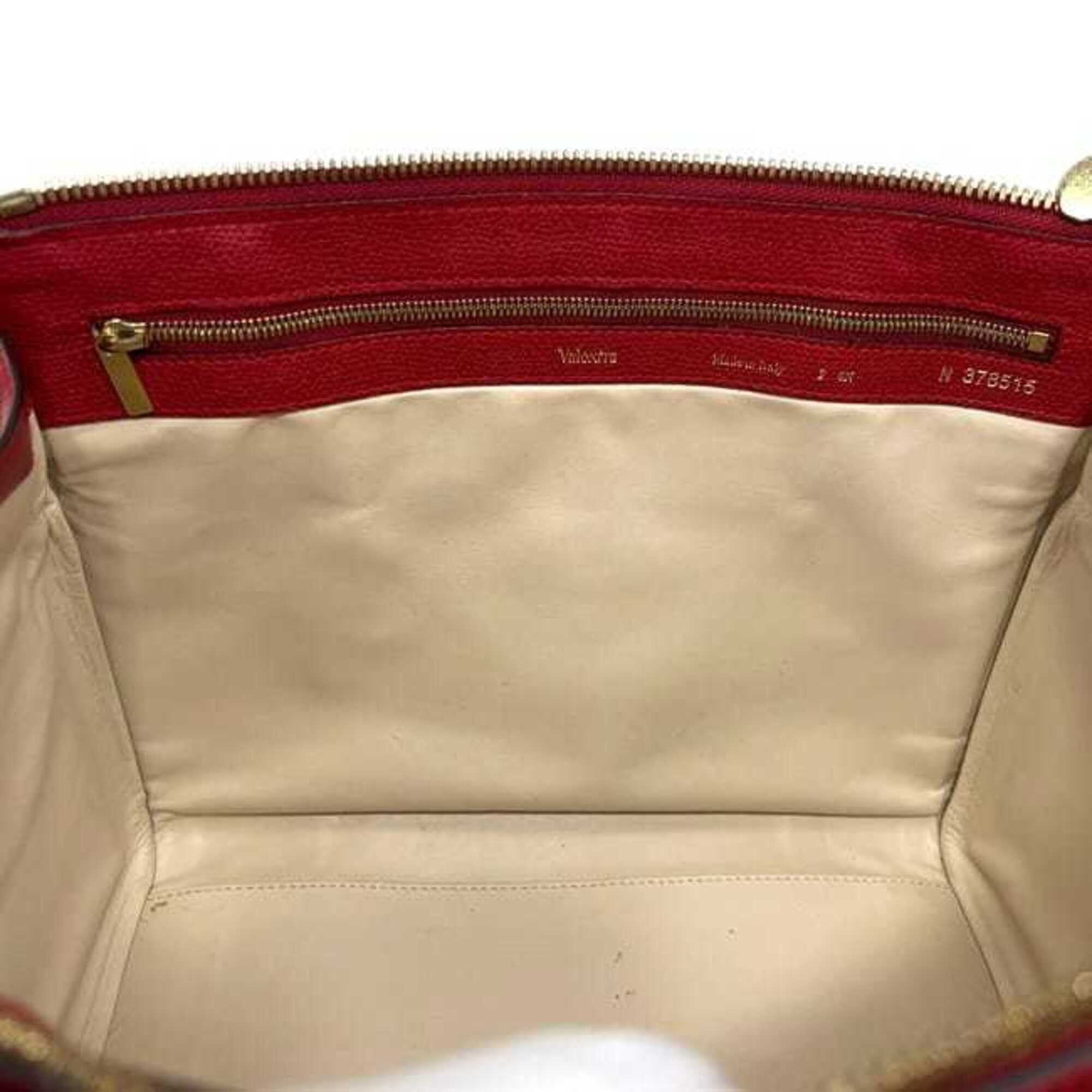 Valextra Valextra Boston Bag Small Red Babila WBBB0031028LOC99 Handbag Leather Size ONE SIZE - 5 Thumbnail