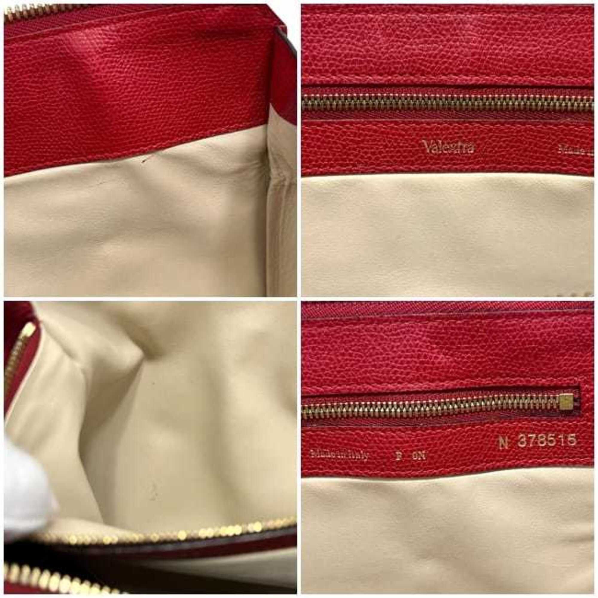 Valextra Valextra Boston Bag Small Red Babila WBBB0031028LOC99 Handbag Leather Size ONE SIZE - 4 Thumbnail