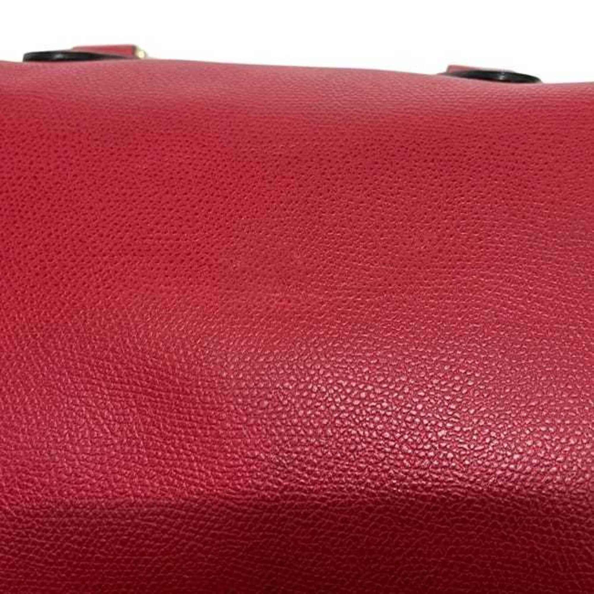 Valextra Valextra Boston Bag Small Red Babila WBBB0031028LOC99 Handbag Leather Size ONE SIZE - 10 Thumbnail