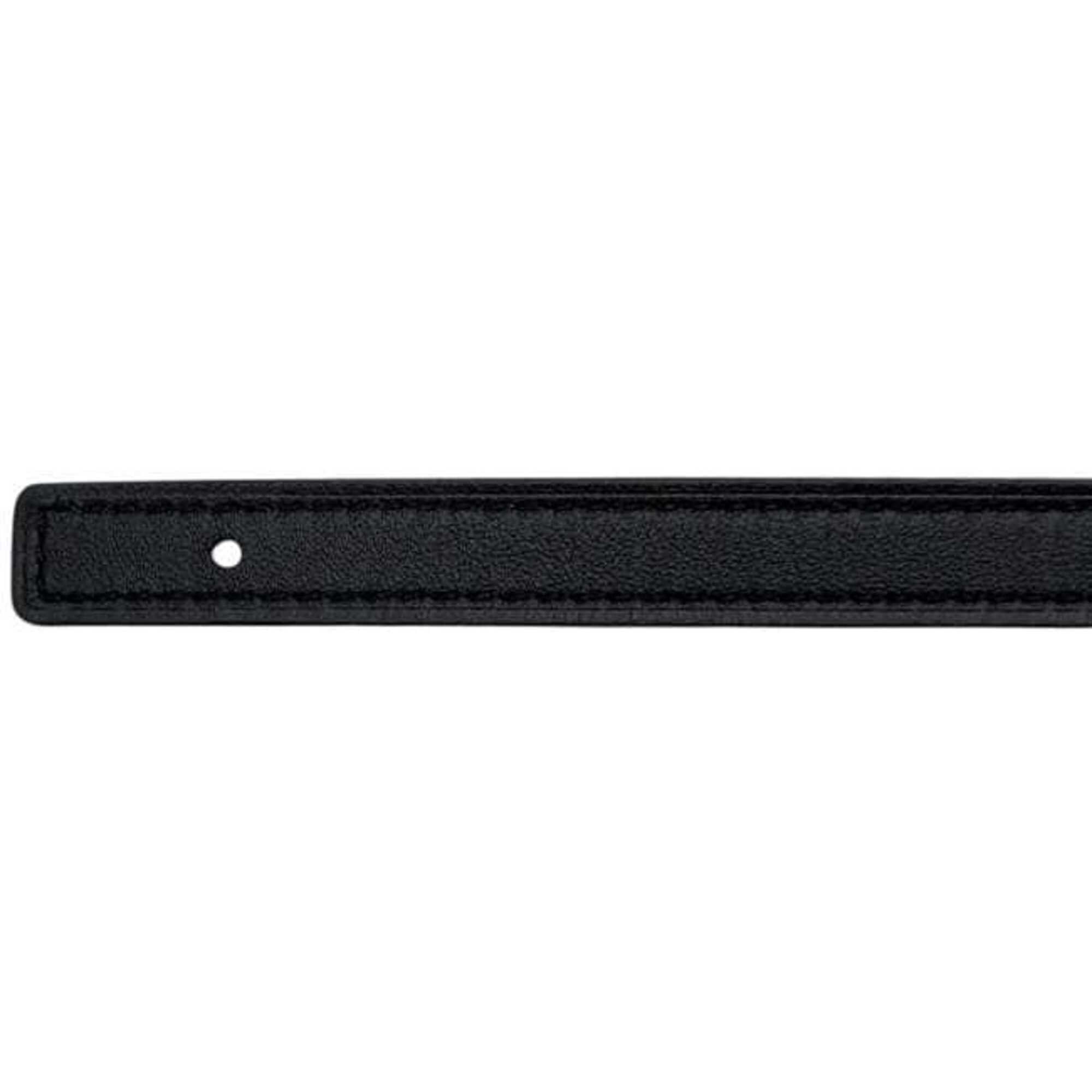 Hermes Hermes belt, black and orange, reversible, waist, 71cm, 13mm, leather (Veau Swift Veau Epsom), B stamp. Size ONE SIZE - 9 Thumbnail