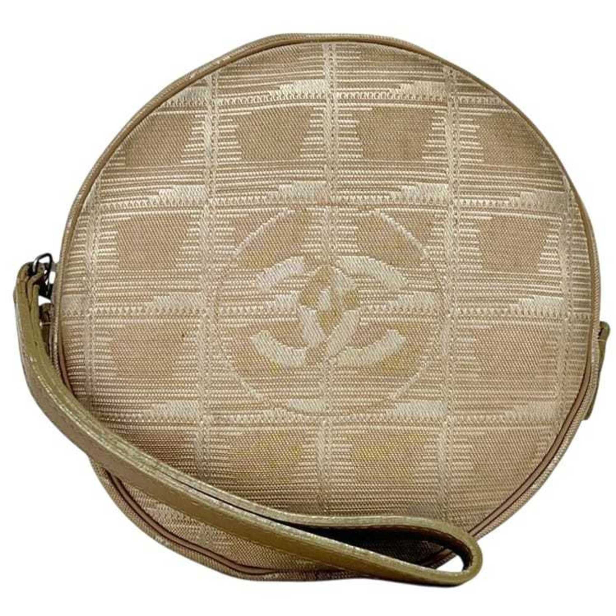 Chanel Chanel New Travel Pouch Beige A17681 (Serial No. 7) Nylon 7386389 CHANEL Size ONE SIZE - 2 Thumbnail