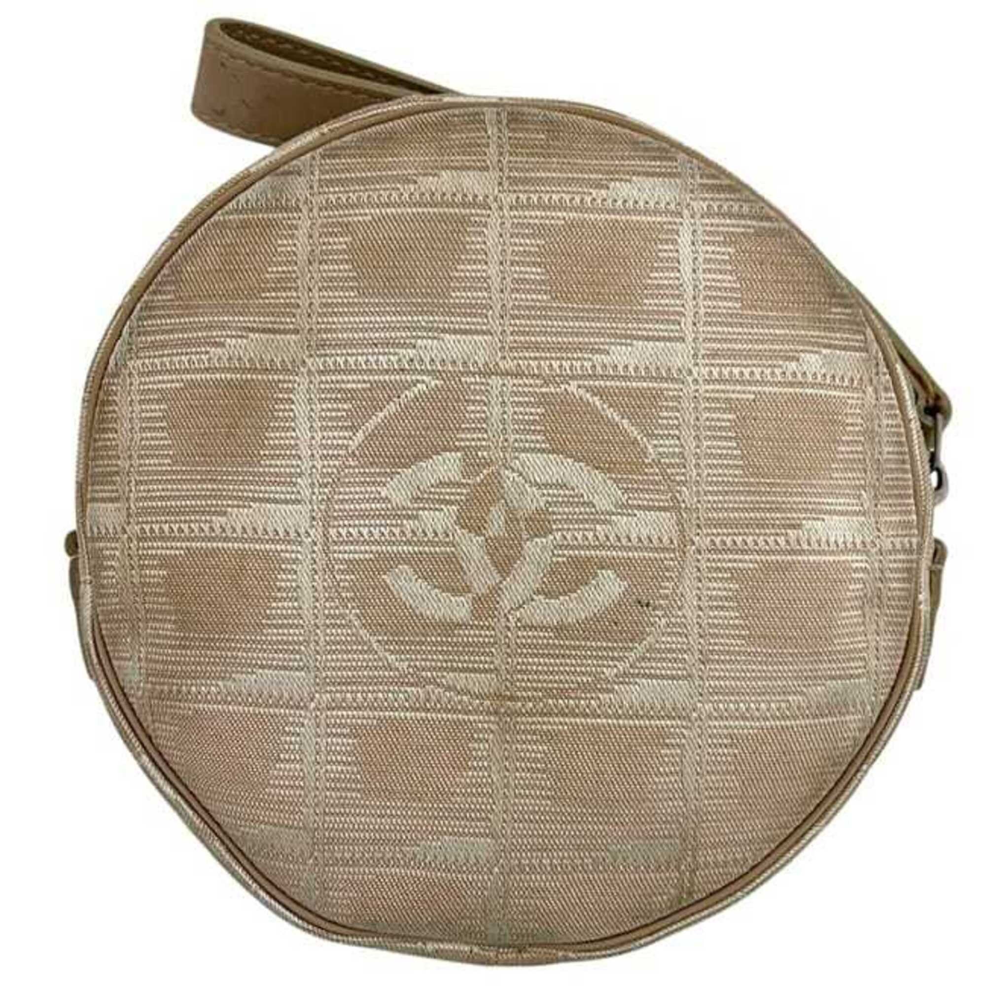 Chanel Chanel New Travel Pouch Beige A17681 (Serial No. 7) Nylon 7386389 CHANEL Size ONE SIZE - 9 Thumbnail