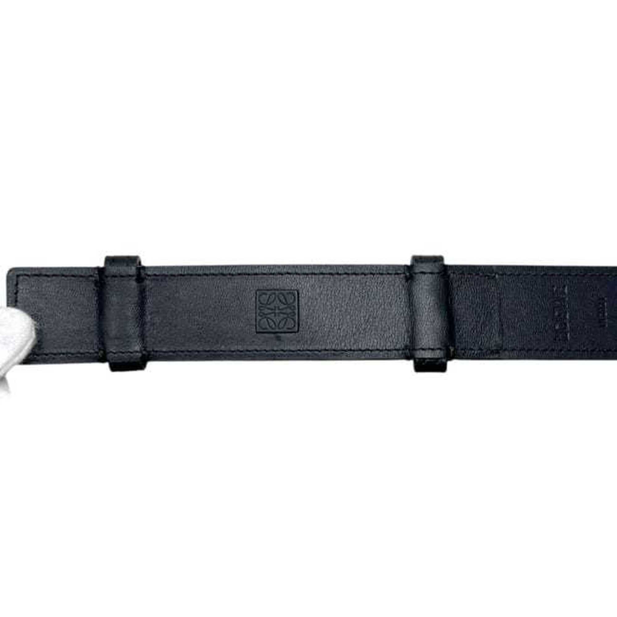 Loewe Loewe belt, black, waist 80cm, 30mm thick, leather, 182021 LOEWE Size ONE SIZE - 5 Thumbnail