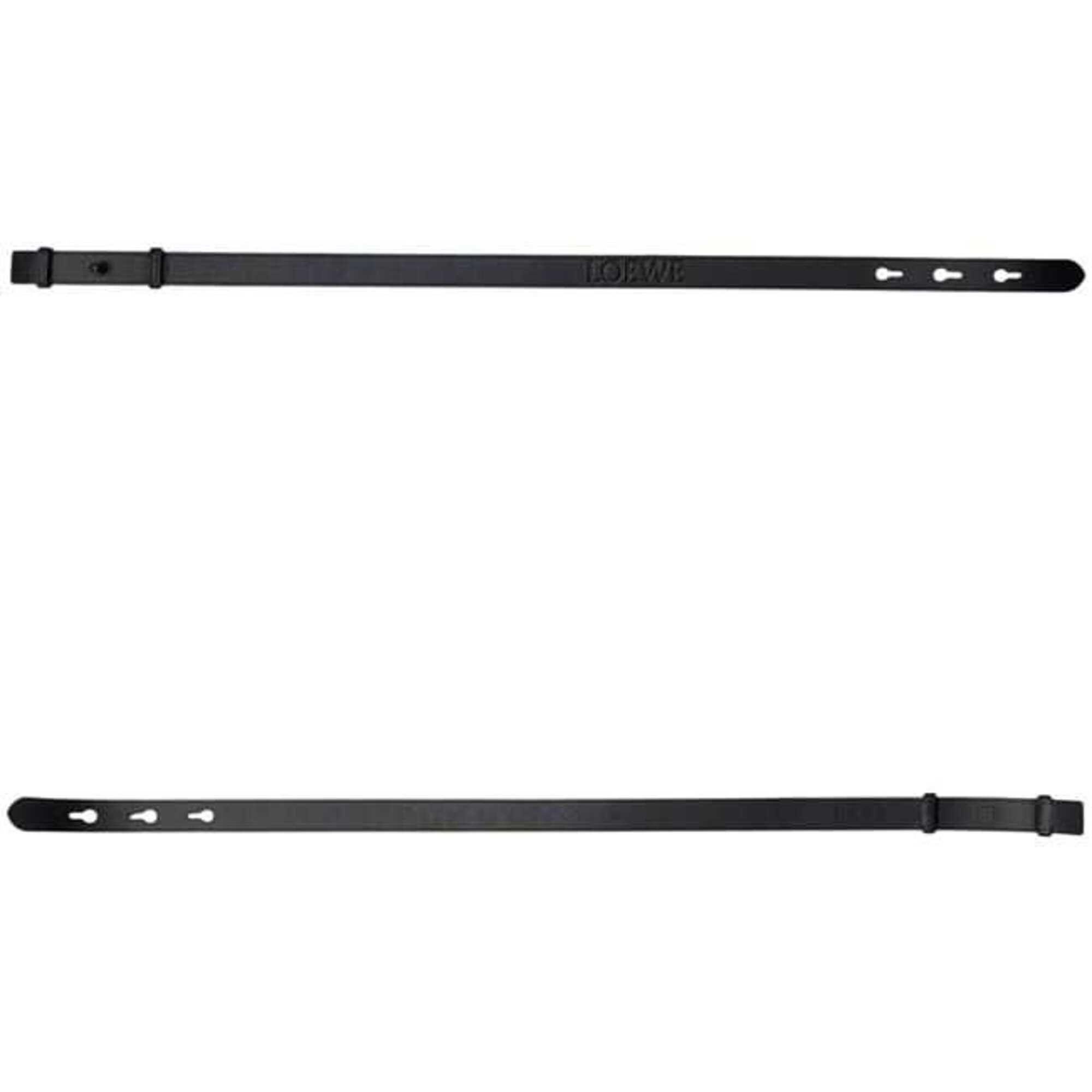 Loewe Loewe belt, black, waist 80cm, 30mm thick, leather, 182021 LOEWE Size ONE SIZE - 3 Thumbnail
