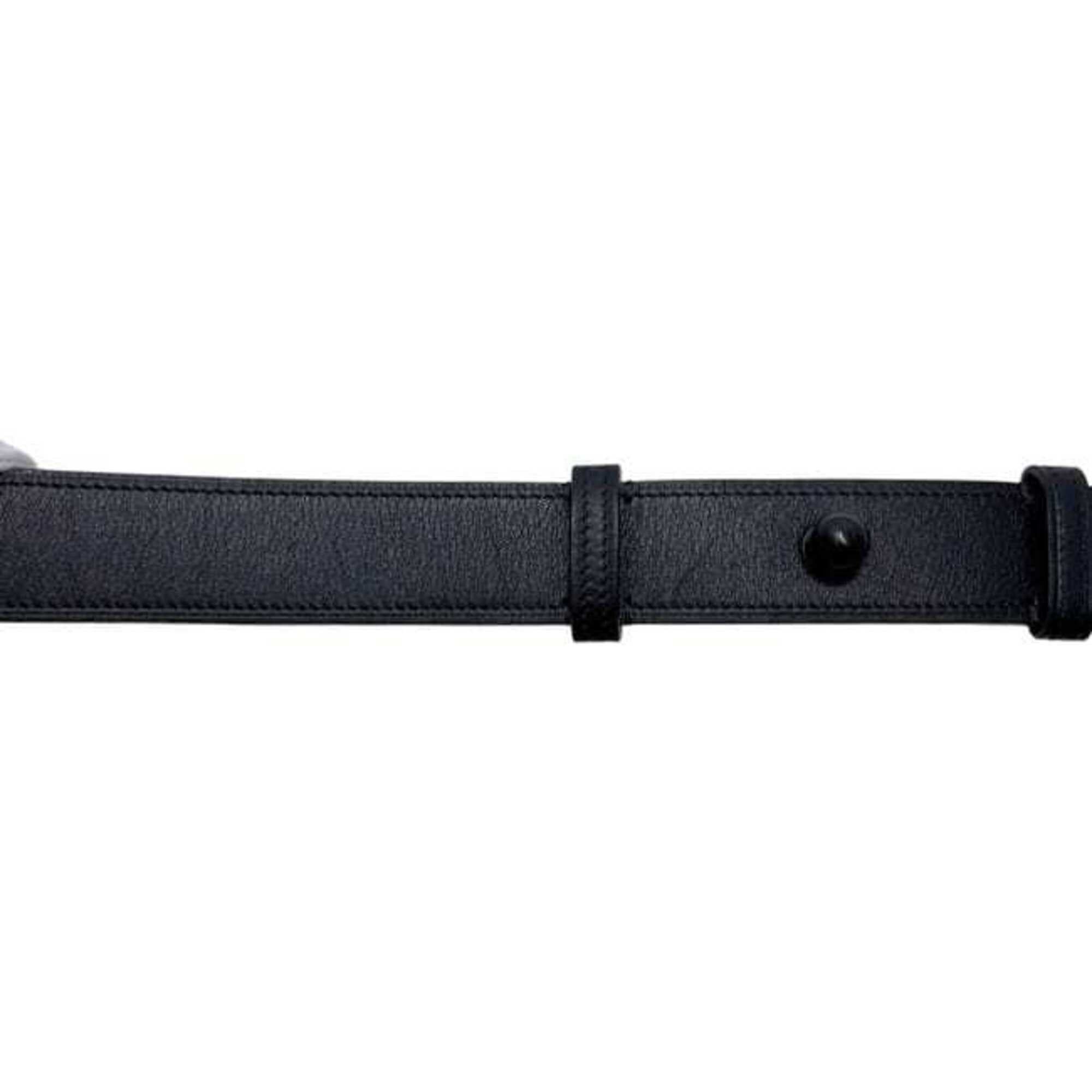 Loewe Loewe belt, black, waist 80cm, 30mm thick, leather, 182021 LOEWE Size ONE SIZE - 8 Thumbnail