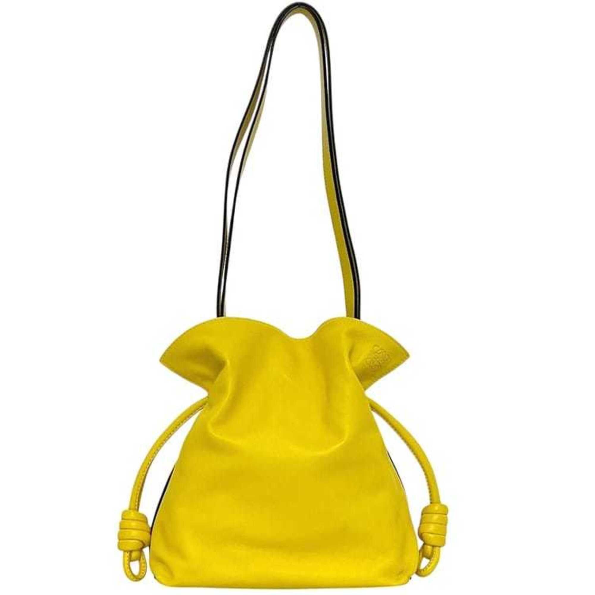 Loewe Loewe 2-way bag, Flamenco Knot, Yellow, Anagram, 334.81.K65, Shoulder bag/Tote Nappa leather, 261609 LOEWE Size ONE SIZE - 2 Thumbnail