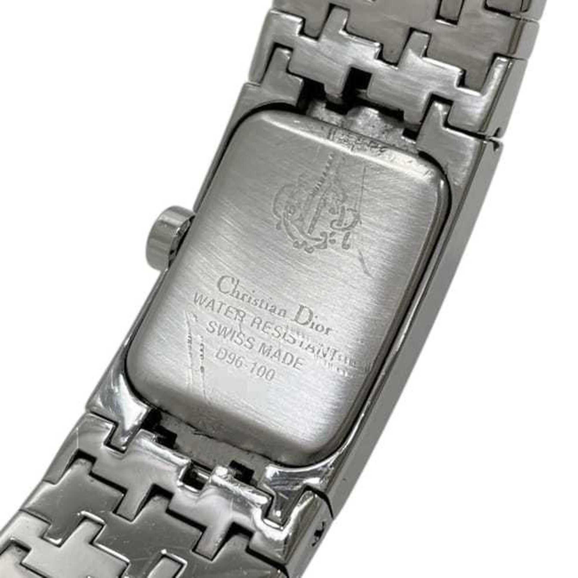 Dior Christian Dior watch, white dial, silver Diophilic D96-100, women's, stainless steel, quartz, OC1*** Size ONE SIZE - 4 Thumbnail