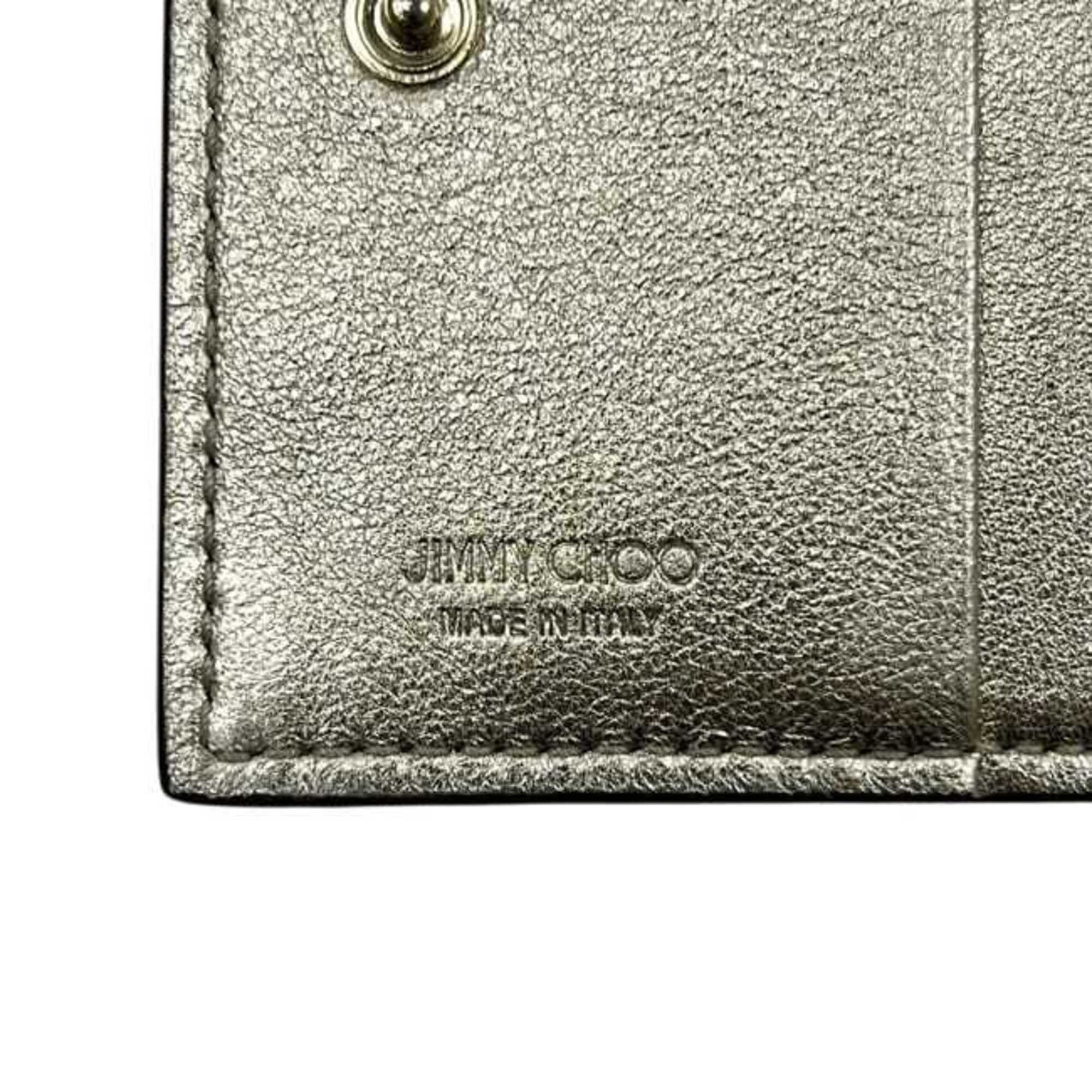 Jimmy Choo Jimmy Choo bi-fold wallet ec-25418 gold HANNI U AUR OO0955 star leather studs JIMMY CHOO Size ONE SIZE - 7 Thumbnail
