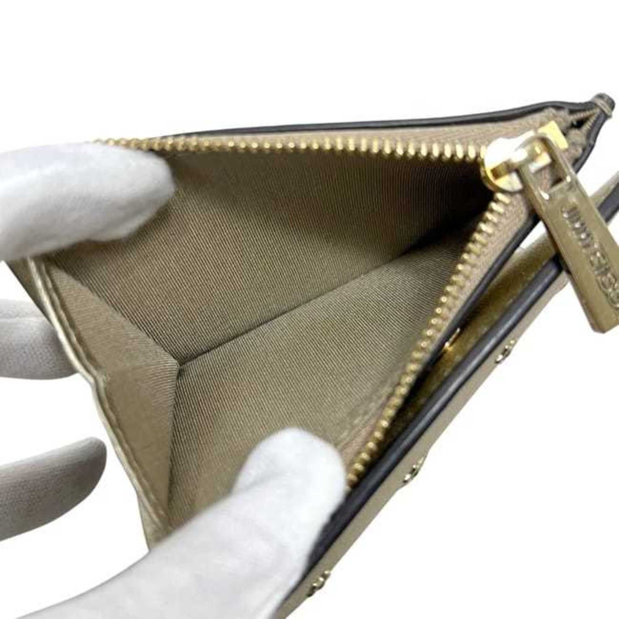 Jimmy Choo Jimmy Choo bi-fold wallet ec-25418 gold HANNI U AUR OO0955 star leather studs JIMMY CHOO Size ONE SIZE - 5 Thumbnail