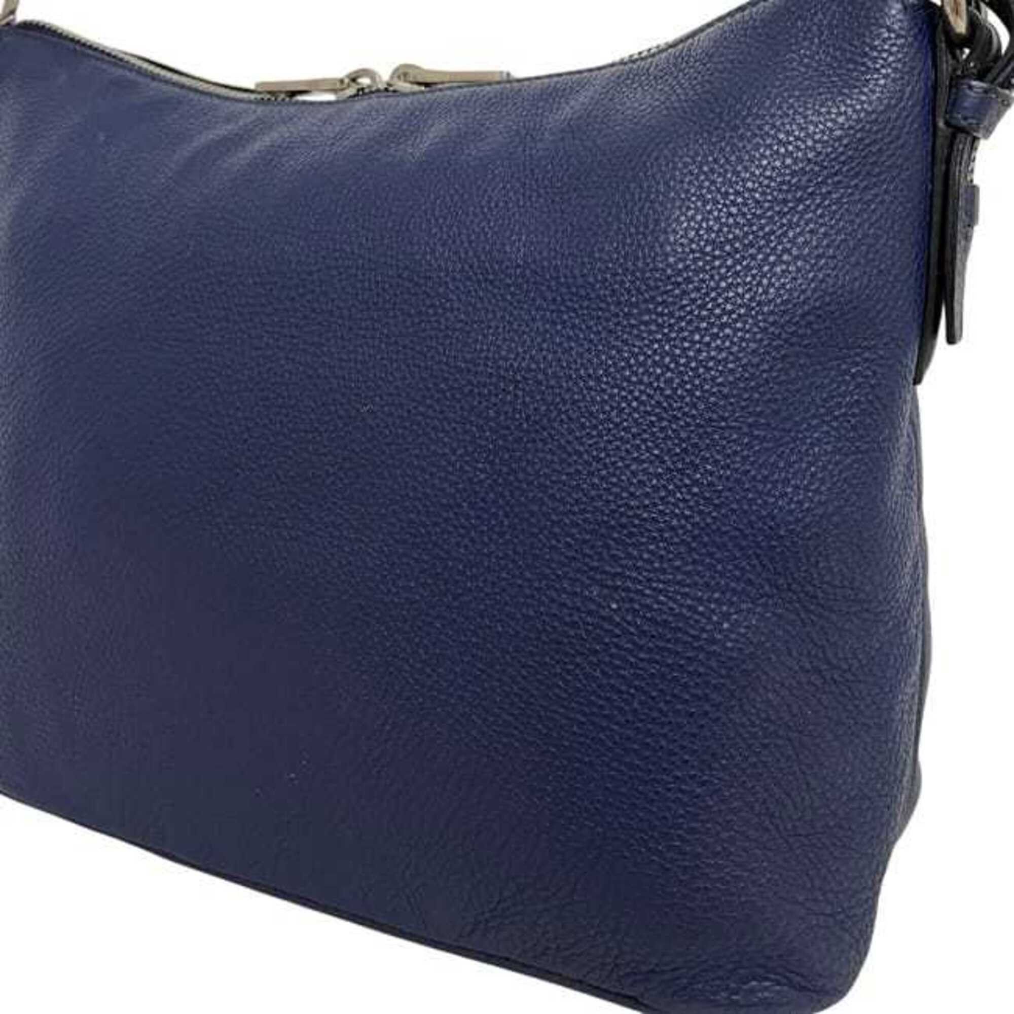 Prada Prada shoulder bag, navy blue, Vitello Daino leather, crossbody, size 14/C. Size ONE SIZE - 7 Thumbnail