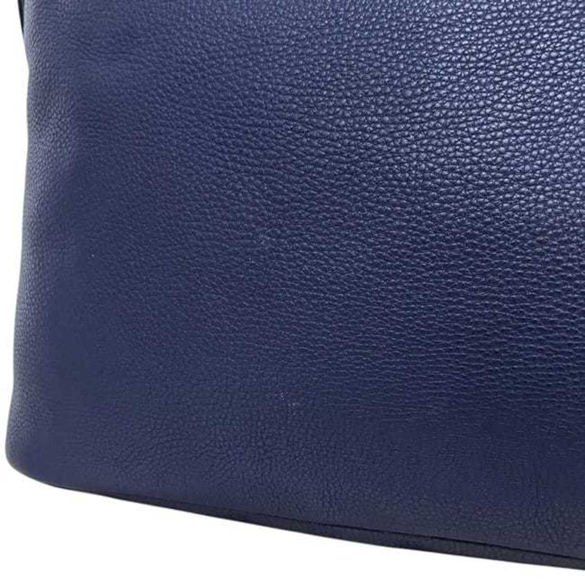 Prada Prada shoulder bag, navy blue, Vitello Daino leather, crossbody, size 14/C. Size ONE SIZE - 8 Thumbnail