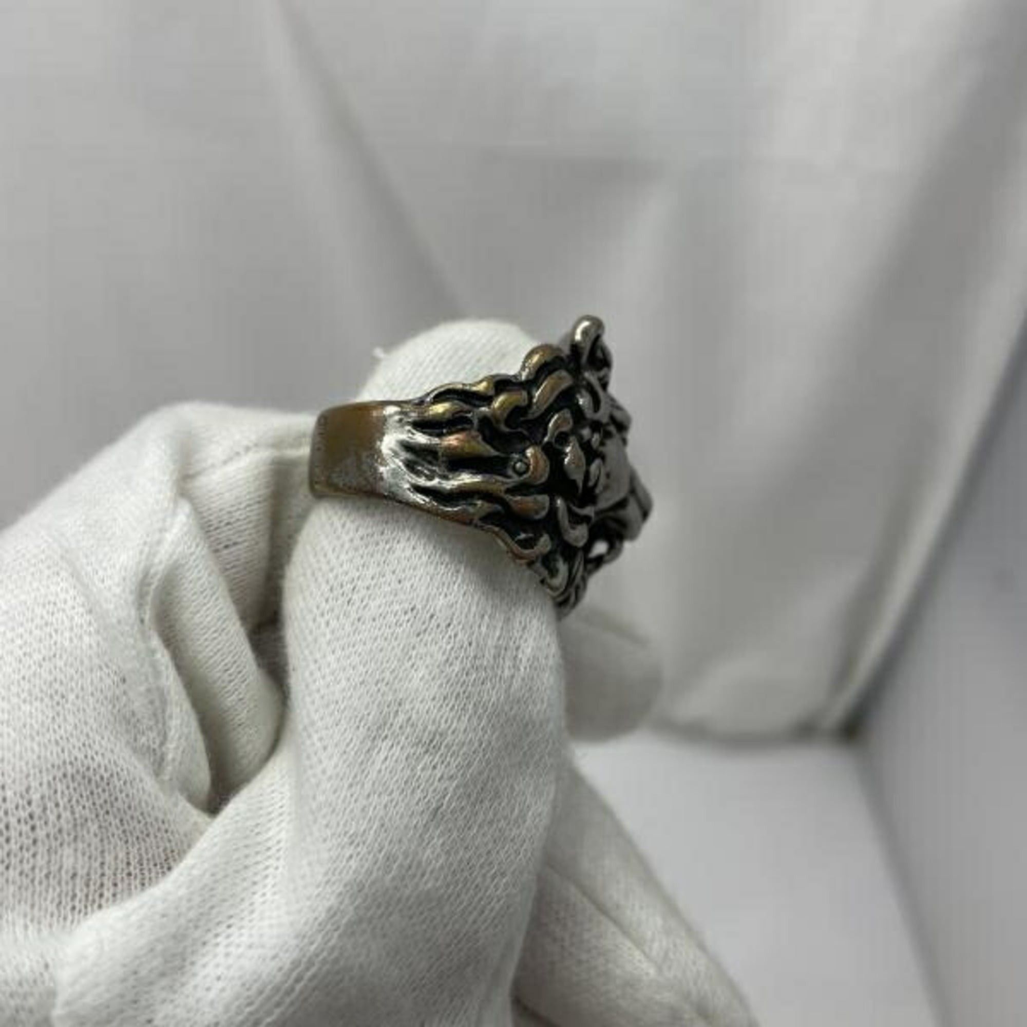 Gucci GUCCI Lion Head Silver Ring Size ONE SIZE - 6 Thumbnail