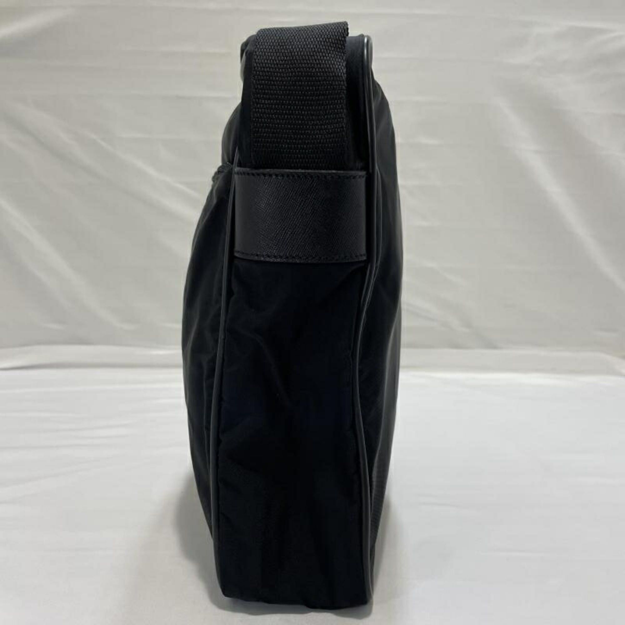 Prada PRADA Side Nylon Shoulder Bag, Black, Triangle Tag, Prada Size ONE SIZE - 5 Thumbnail