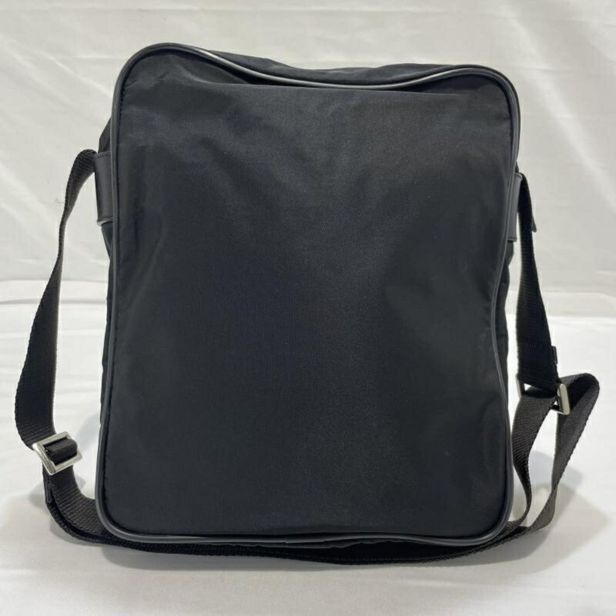 Prada PRADA Side Nylon Shoulder Bag, Black, Triangle Tag, Prada Size ONE SIZE - 2 Thumbnail
