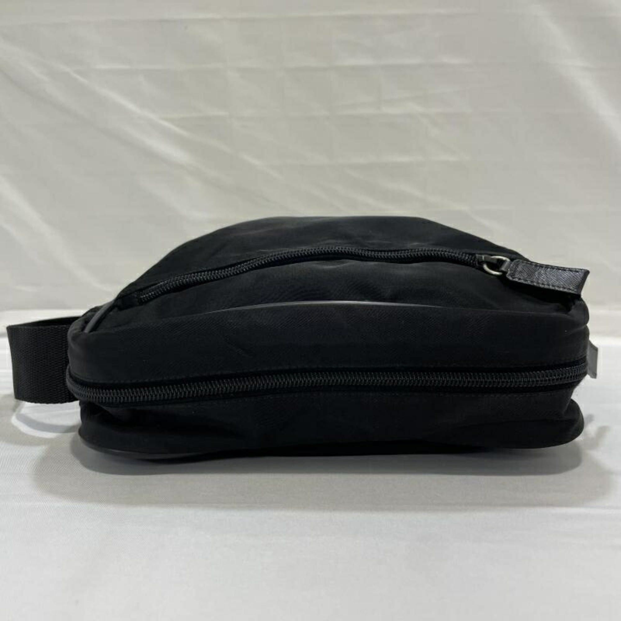 Prada PRADA Side Nylon Shoulder Bag, Black, Triangle Tag, Prada Size ONE SIZE - 3 Thumbnail