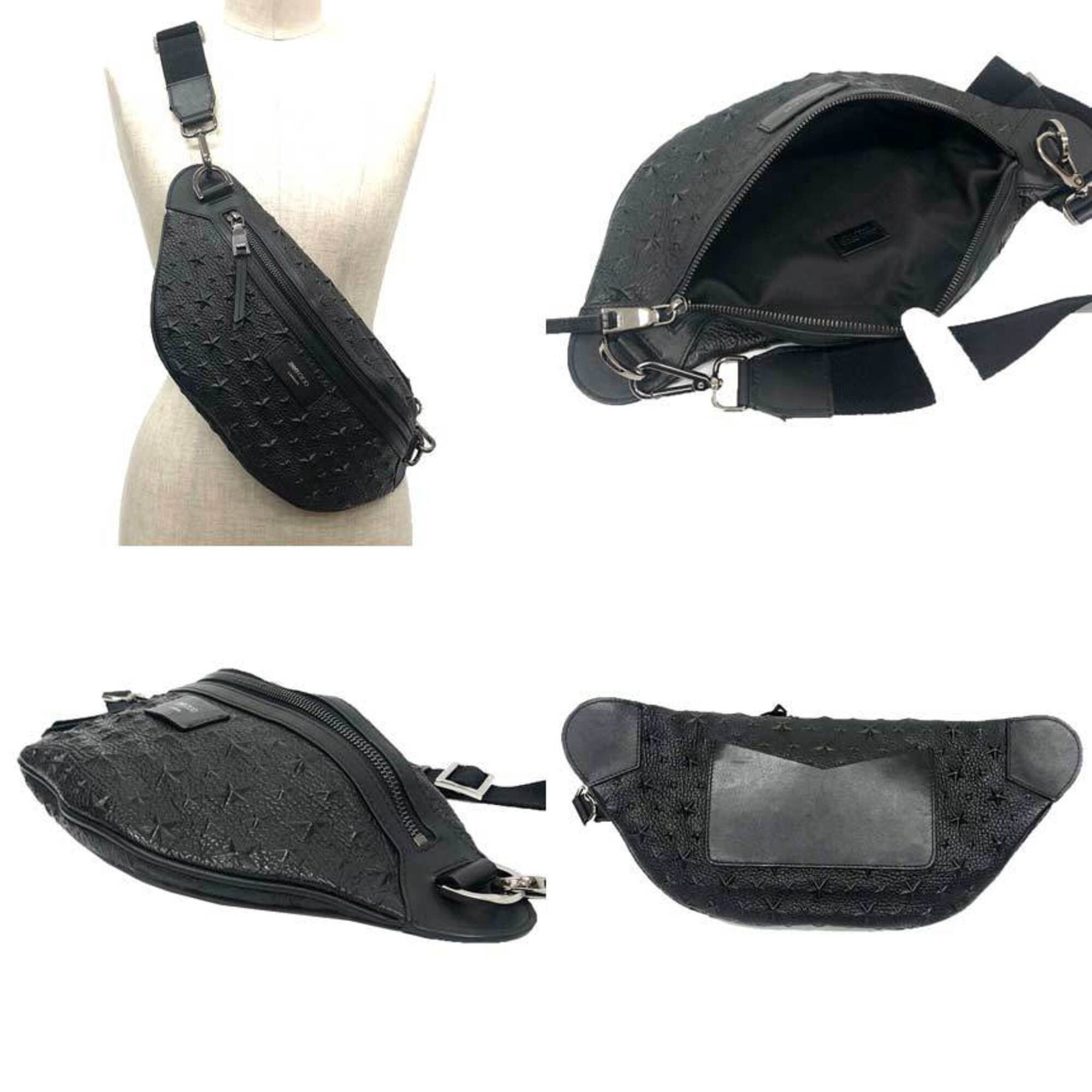 Jimmy Choo JIMMY CHOO YORK Crossbody Bag EMG 204 BLACK Star Embossed Size ONE SIZE - 2 Thumbnail