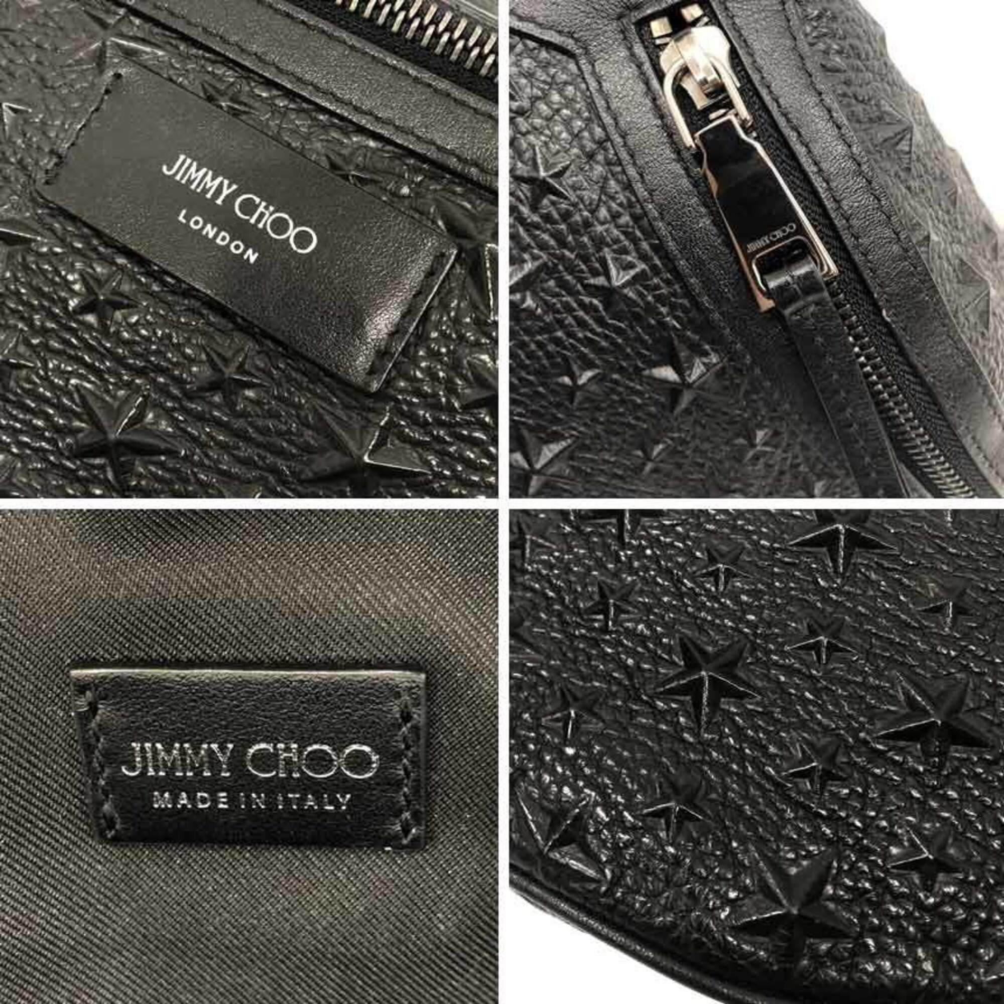 Jimmy Choo JIMMY CHOO YORK Crossbody Bag EMG 204 BLACK Star Embossed Size ONE SIZE - 3 Thumbnail