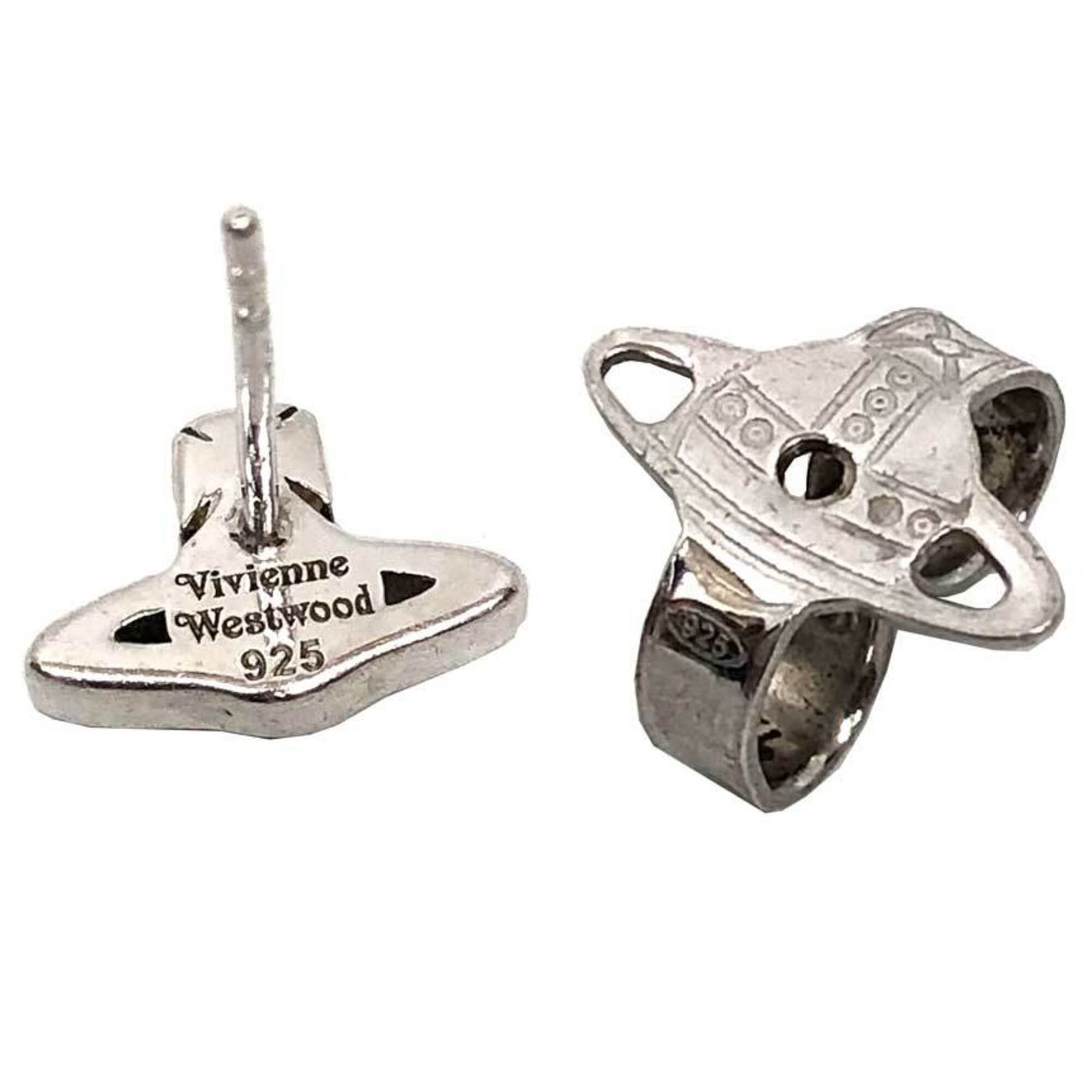 Vivienne Westwood Vivienne Westwood OSLO SILVER Orb Earrings 62010159 Sterling Silver 925 Size ONE SIZE - 3 Thumbnail