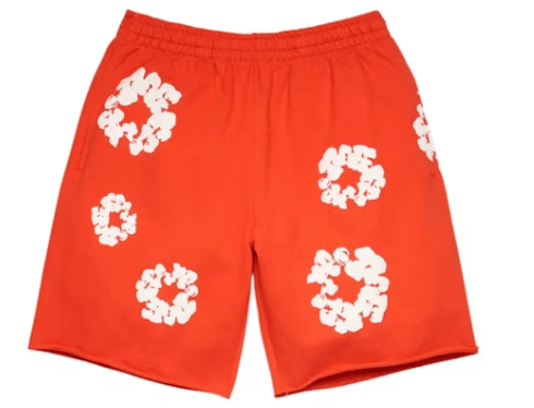 DENIM TEARS Cotton Wreath Sweatshorts Dark Orange Size US 34 / EU 50 - 2 Thumbnail