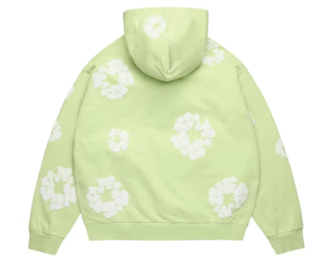 DENIM TEARS Cotton Wreath Zip Hoodie Mint Size US L / EU 52-54 / 3 - 2 Thumbnail