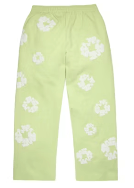 DENIM TEARS Cotton Wreath Baggy Sweatpants Mint Size US 32 / EU 48 - 2 Thumbnail
