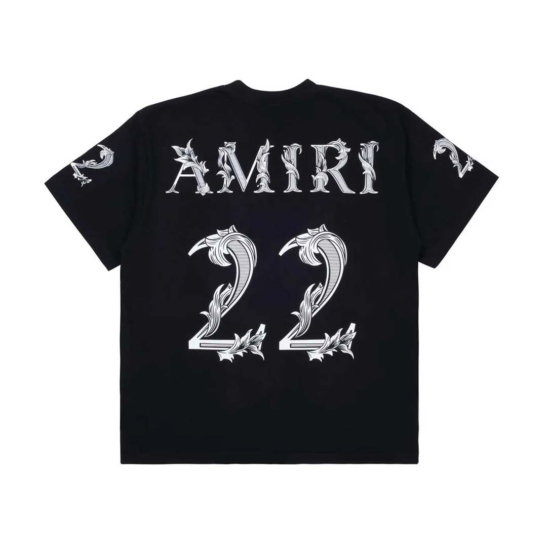 Amiri Overd 22 Tee Black Size US XL / EU 56 / 4 - 2 Thumbnail