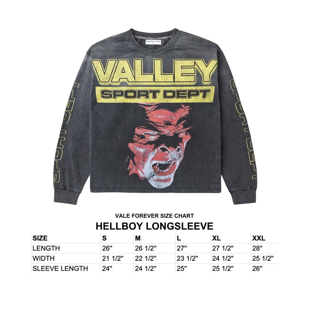 Vale Forever Hellboy Long Sleeve Tee Black Size US XL / EU 56 / 4 - 3 Thumbnail