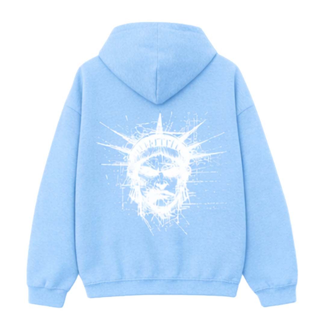 Other Floor 914 Studded Light Blue Hoodie Size US XL / EU 56 / 4 - 2 Thumbnail