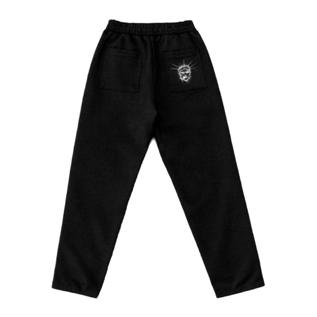 Other Floor 914 Studded Black Sweatpants Size US 34 / EU 50 - 2 Thumbnail