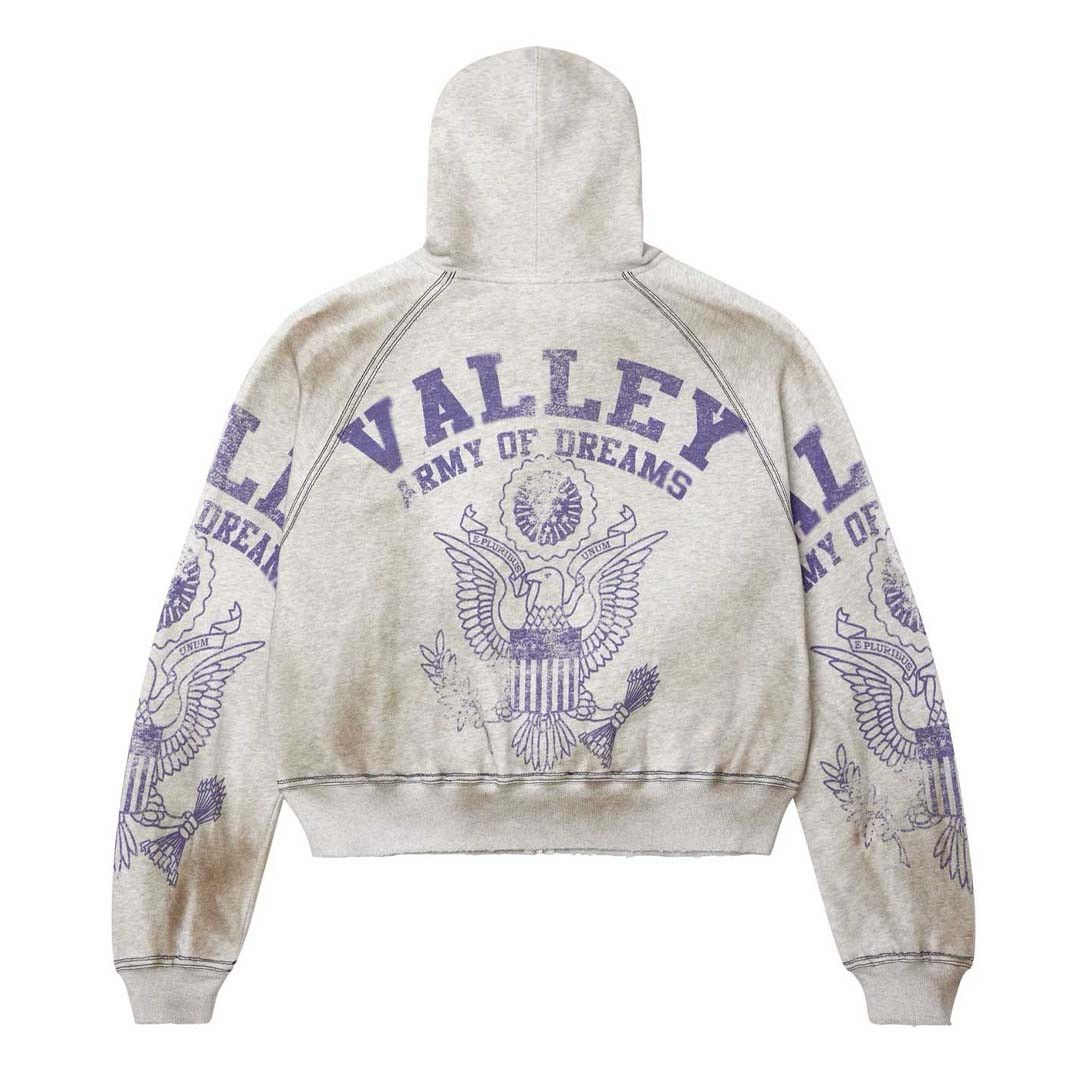 Vale Forever Army Zip Up Hoodie Grey Size US M / EU 48-50 / 2 - 2 Thumbnail