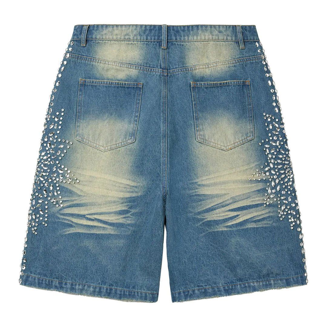 Vale Forever Siren Jean Shorts Blue Wash Size US 32 / EU 48 - 2 Thumbnail