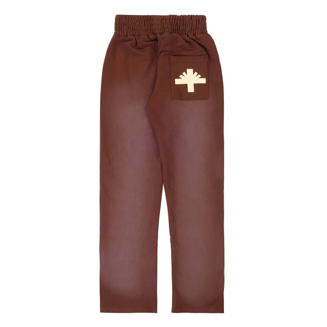 Vertabrae Brown Cream Sweatpants Size US 34 / EU 50 - 2 Thumbnail