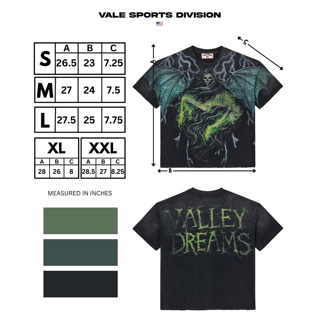Vale Forever Grim Big Black Tee Size US S / EU 44-46 / 1 - 3 Thumbnail