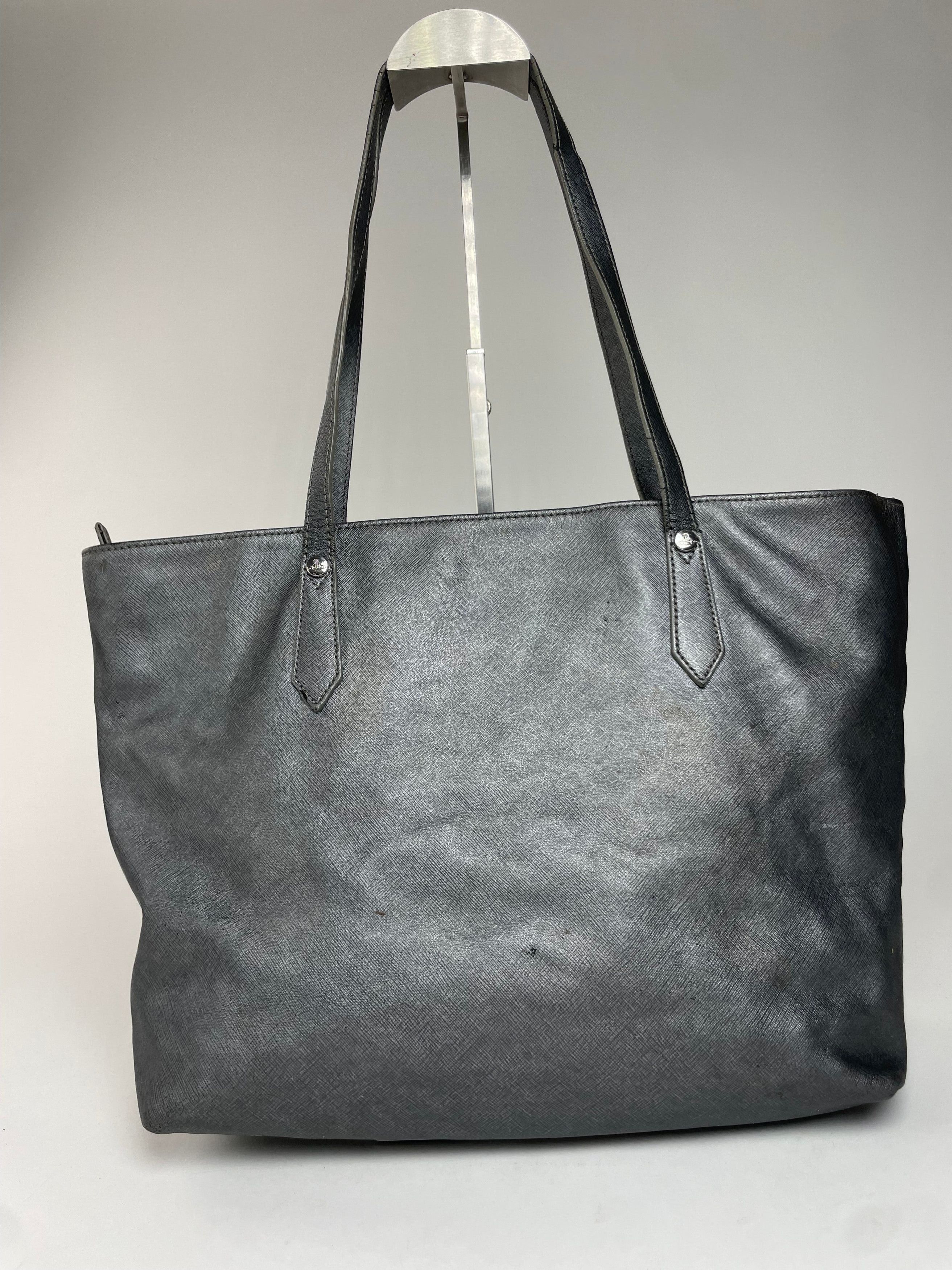 Vivienne Westwood Vintage Leather Handbag Anthracite Size ONE SIZE - 2 Thumbnail