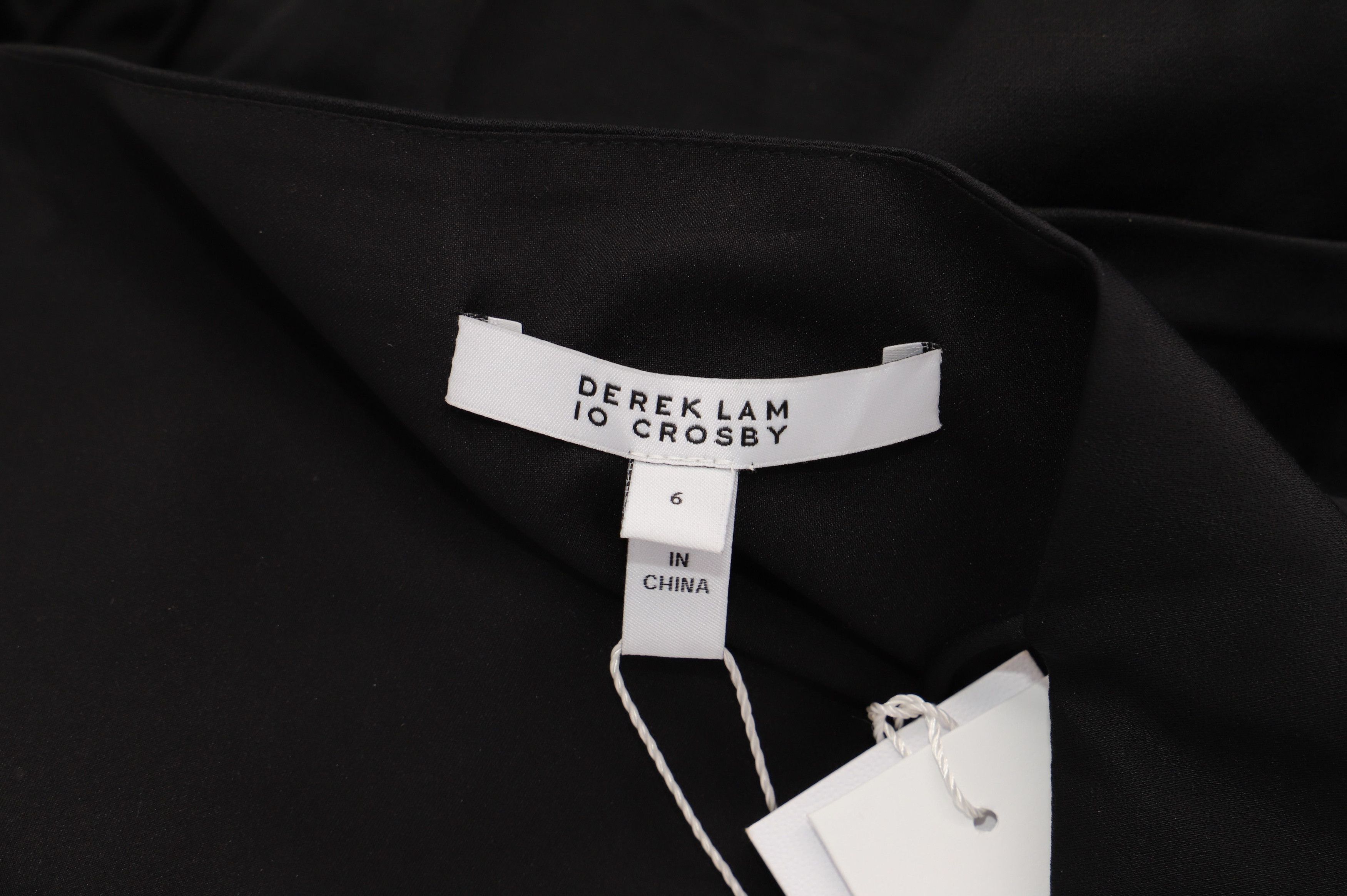 Derek Lam 10 Crosby Derek Lam 10 Crosby Cami Flounce Mini Dress in Black Viscose Size XS / US 0-2 / IT 36-38 - 4 Thumbnail