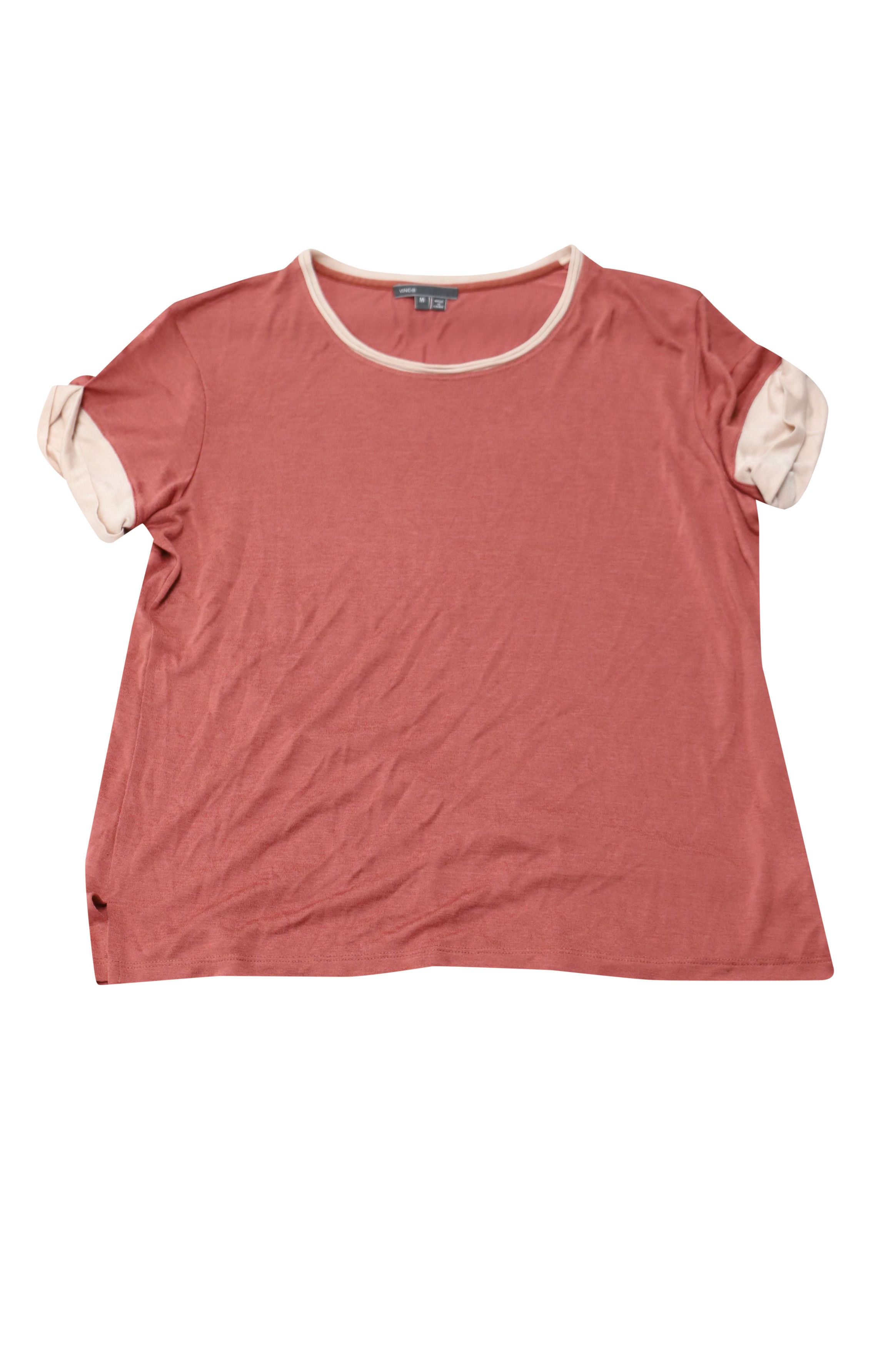 Vince Vince T-shirt in Red Cotton Jersey Size XS / US 0-2 / IT 36-38 - 2 Thumbnail