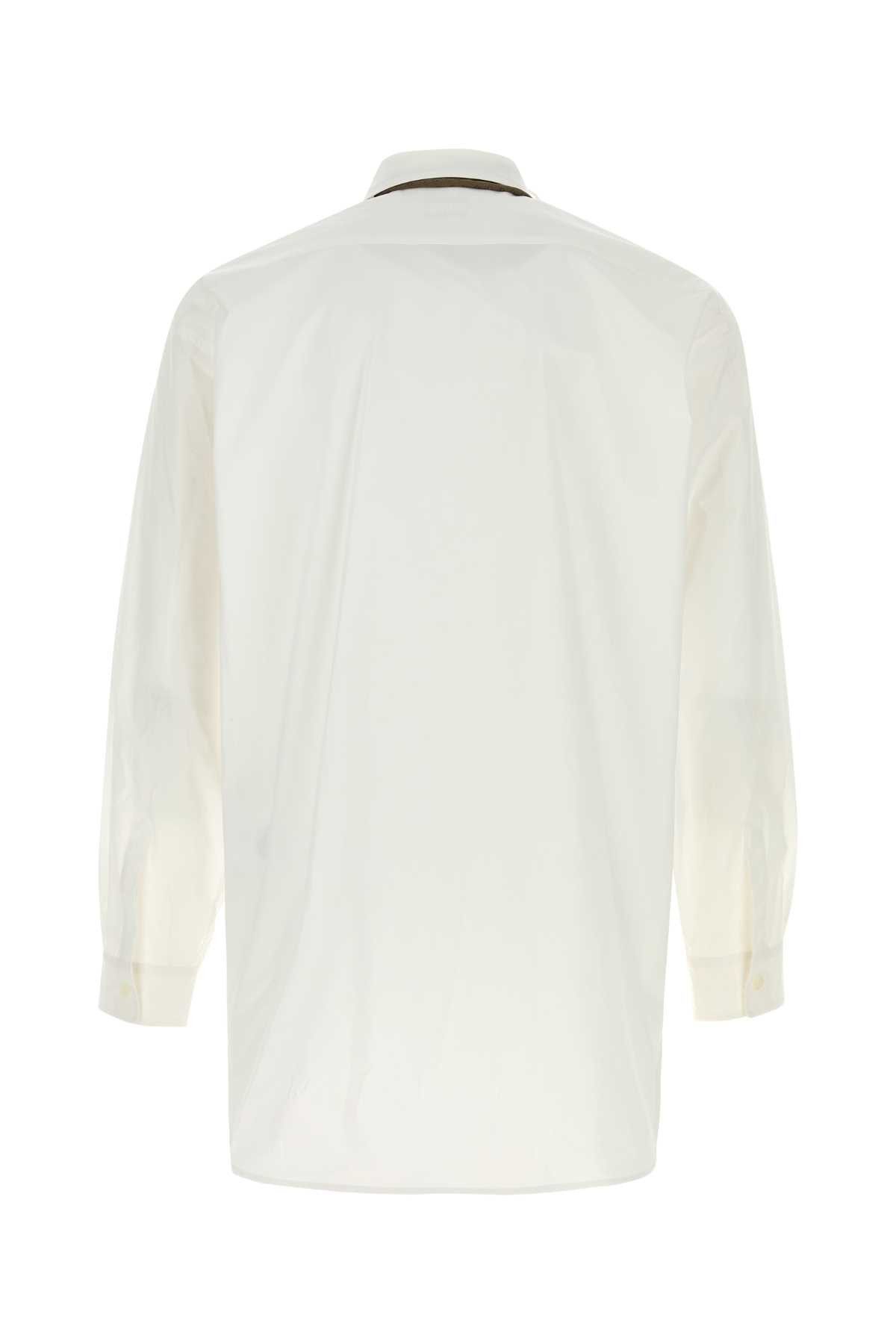 Magliano White Stretch Poplin Shirt Size US M / EU 48-50 / 2 - 2 Thumbnail