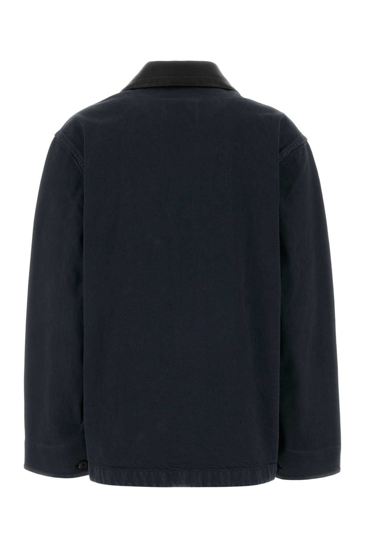 Miu Miu Navy Blue Denim Jacket Size M / US 6-8 / IT 42-44 - 2 Thumbnail