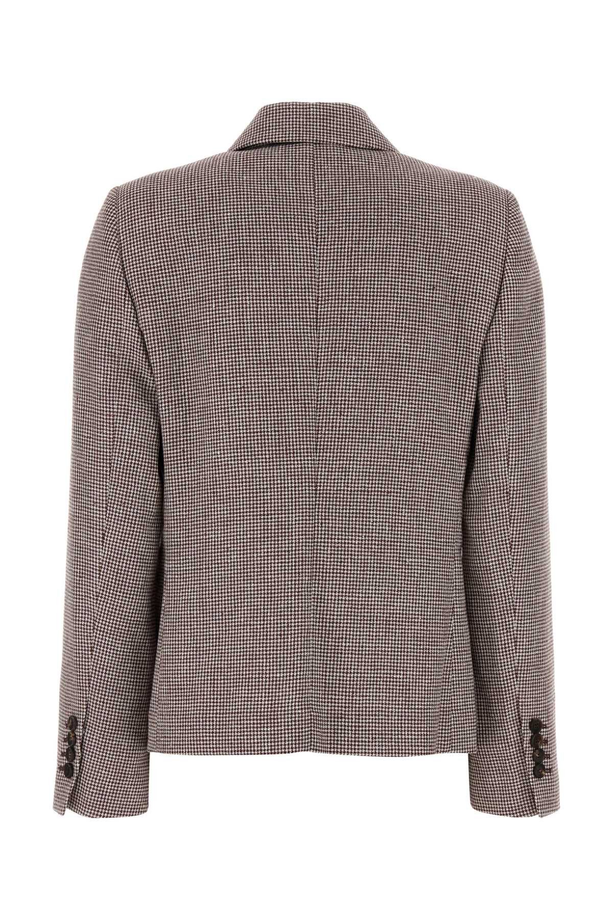Brunello Cucinelli Embroidered Jersey Blazer Size S / US 4 / IT 40 - 2 Thumbnail