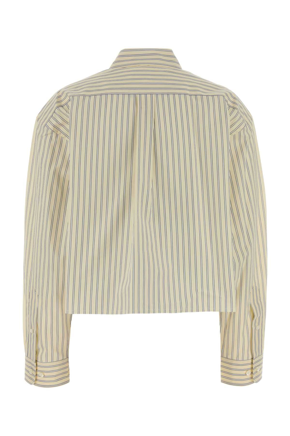 Miu Miu Embroidered Poplin Shirt Size XS / US 0-2 / IT 36-38 - 2 Thumbnail