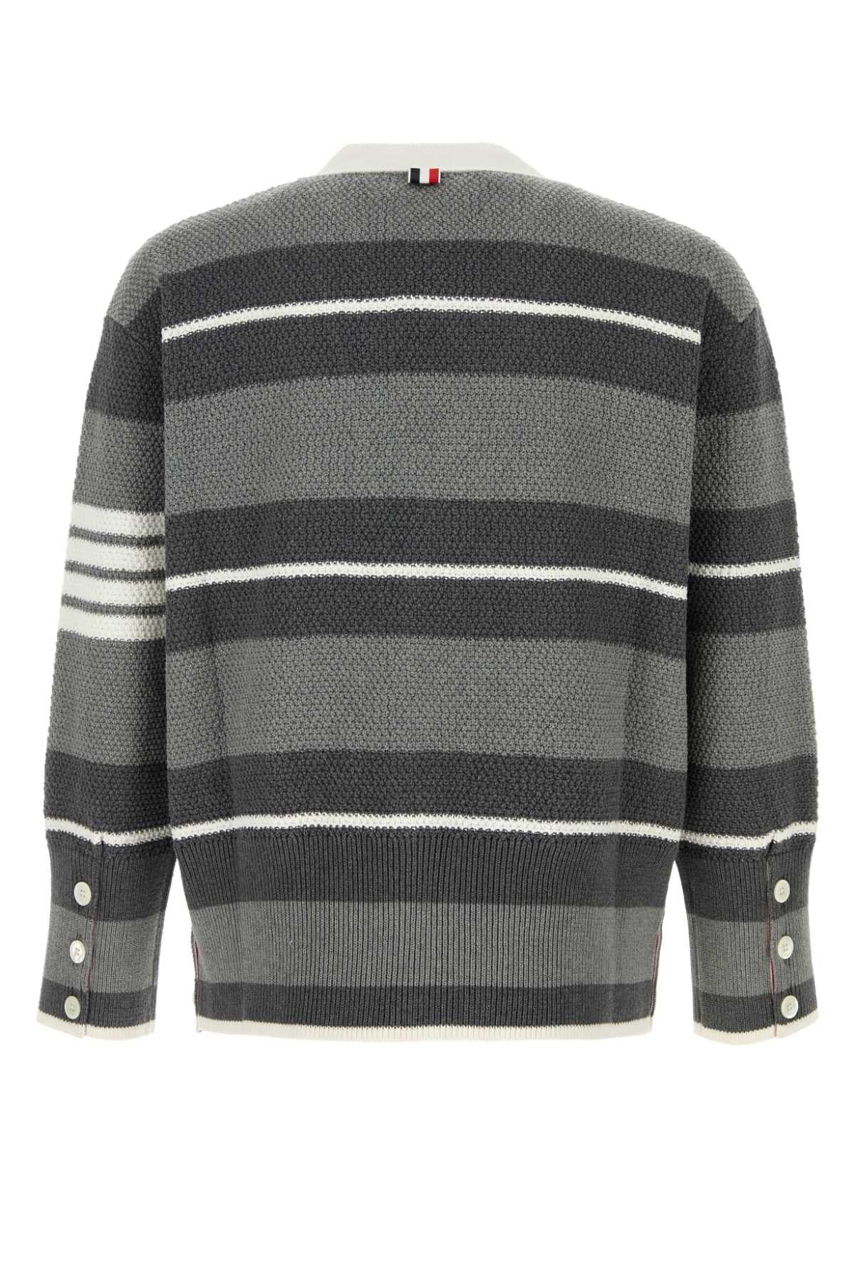 Thom Browne Embroidered Cotton Cardigan Size US L / EU 52-54 / 3 - 2 Thumbnail