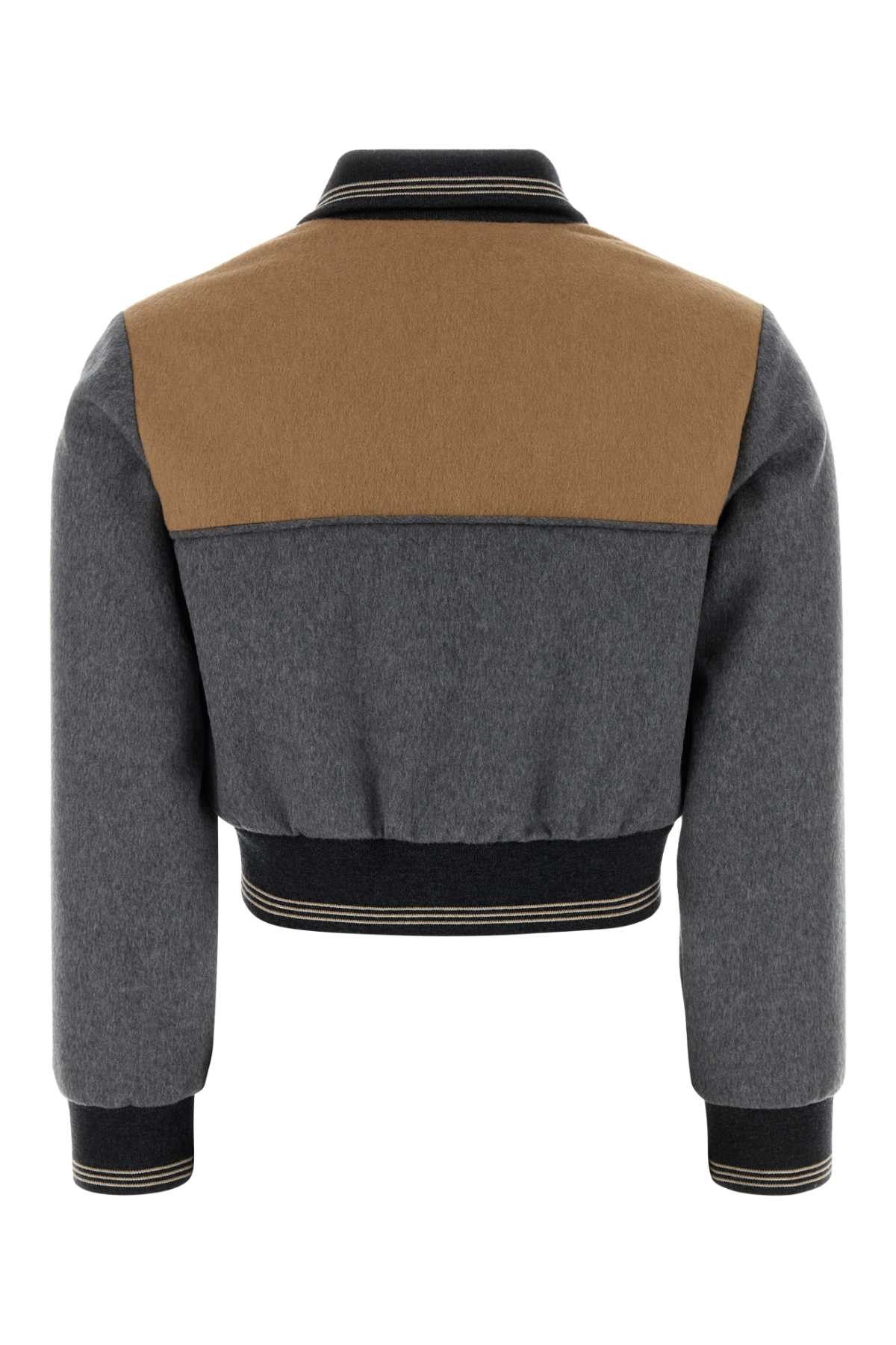 Miu Miu Two-Tone Velour Jacket Size S / US 4 / IT 40 - 2 Thumbnail