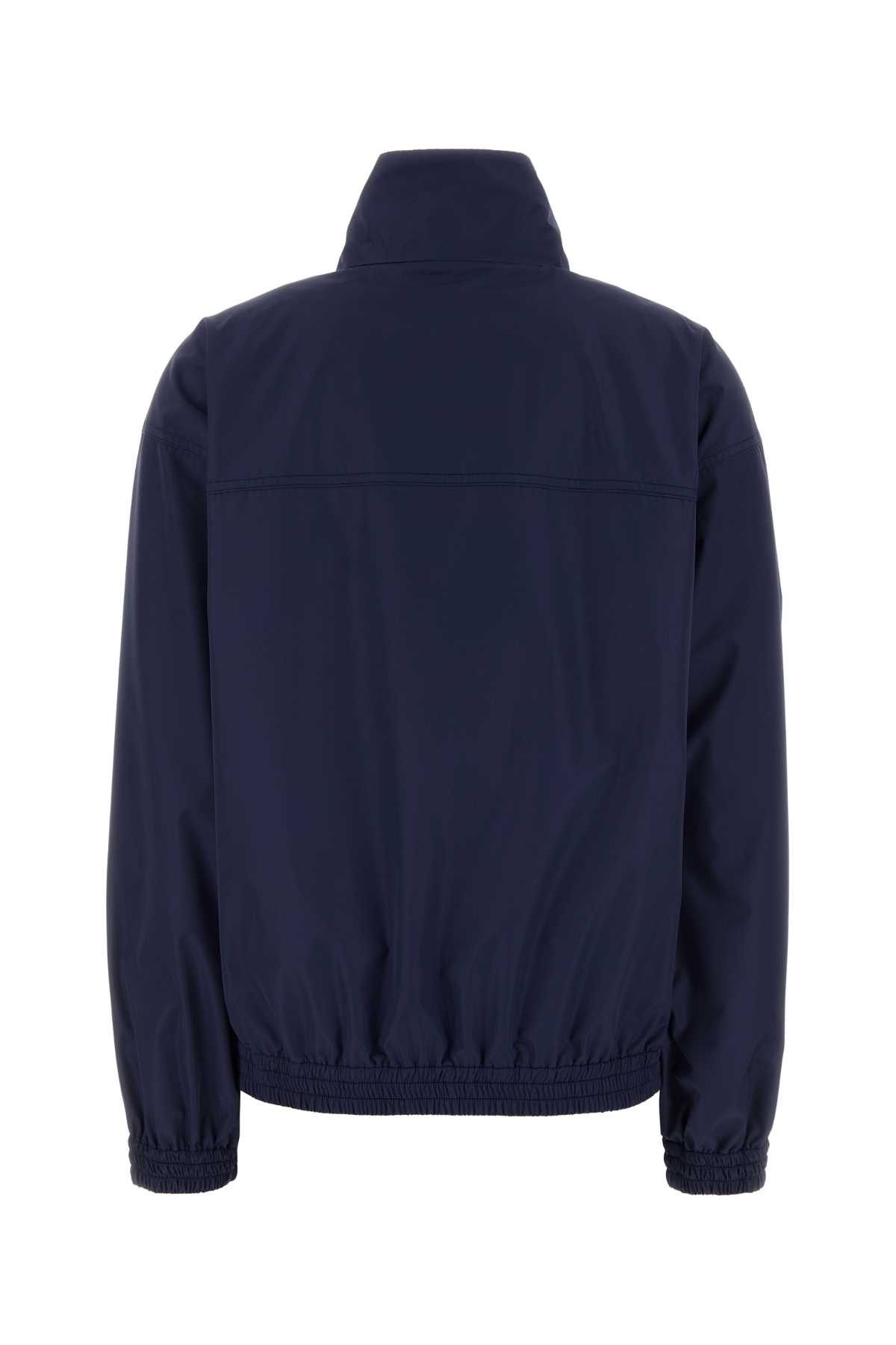 Miu Miu Blue Polyester Windbreaker Size XL / US 12-14 / IT 48-50 - 2 Thumbnail
